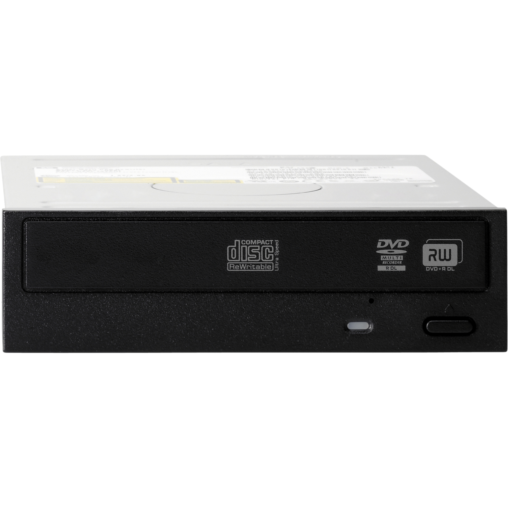 HPE DVD-Writer - Internal - 1 - Black - DVD-RAM/±R/±RW Support - 40x CD Write/24x CD Rewrite/40x CD Read - 16x DVD Write/8x DVD Rewrite/16x DVD Read - Double-layer Media Supported - SATA/150 - 1/2H