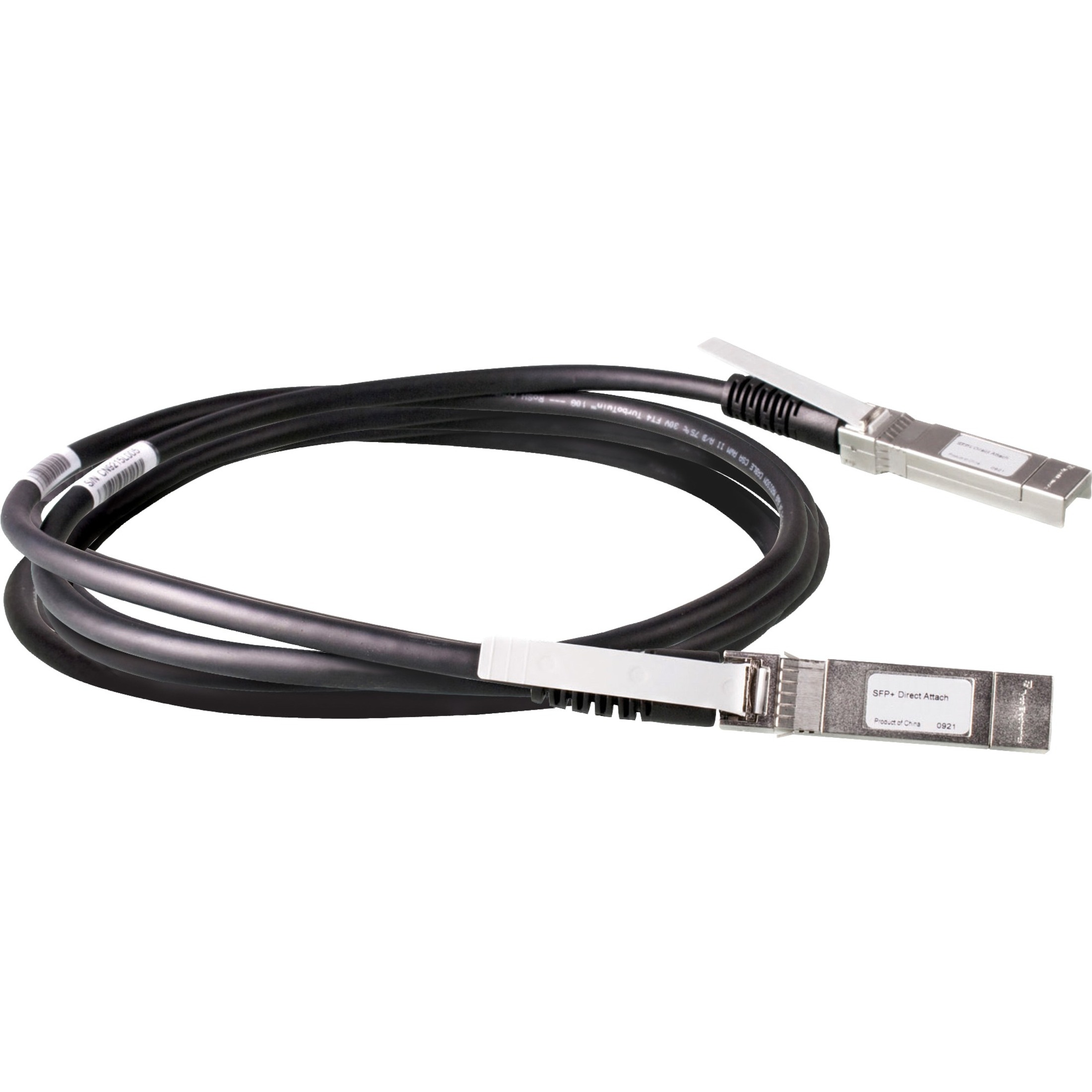 HPE X240 10G SFP+ SFP+ 5m DAC Cable - 16.40 ft SFP+ Network Cable for Network Device - First End: 1 x SFP+ Network - Second End: 1 x SFP+ Network - Black