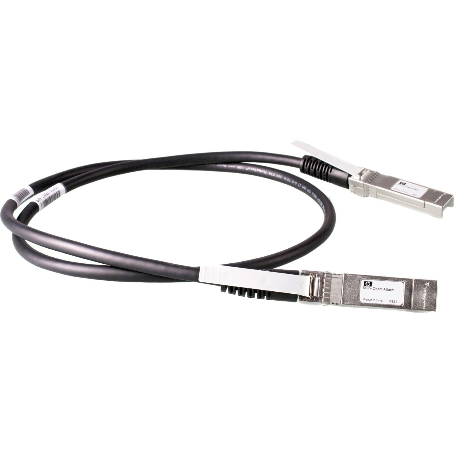 HPE JD096C X240 10G SFP+ to SFP+ 1.2m Direct Attach Copper Cable - 3.94 ft SFP+ Network Cable for Network Device - First End: SFP+ Network - Second End: SFP+ Network - Black