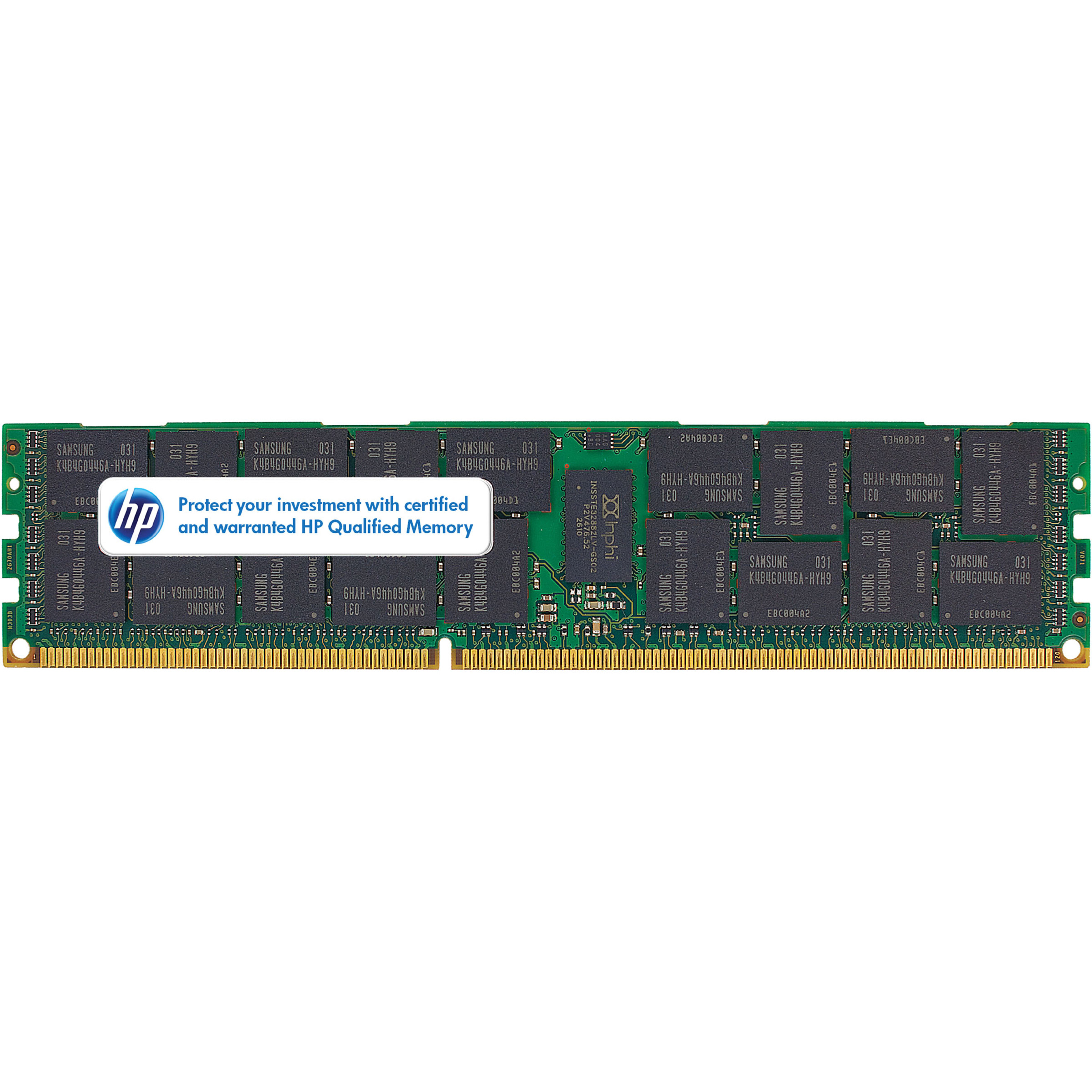 HPE 16GB DDR3 SDRAM Memory Module - For Server - 16 GB (1 x 16GB) - DDR3-1333/PC3-10600 DDR3 SDRAM - 1333 MHz - CL9 - ECC - Registered - 240-pin - DIMM