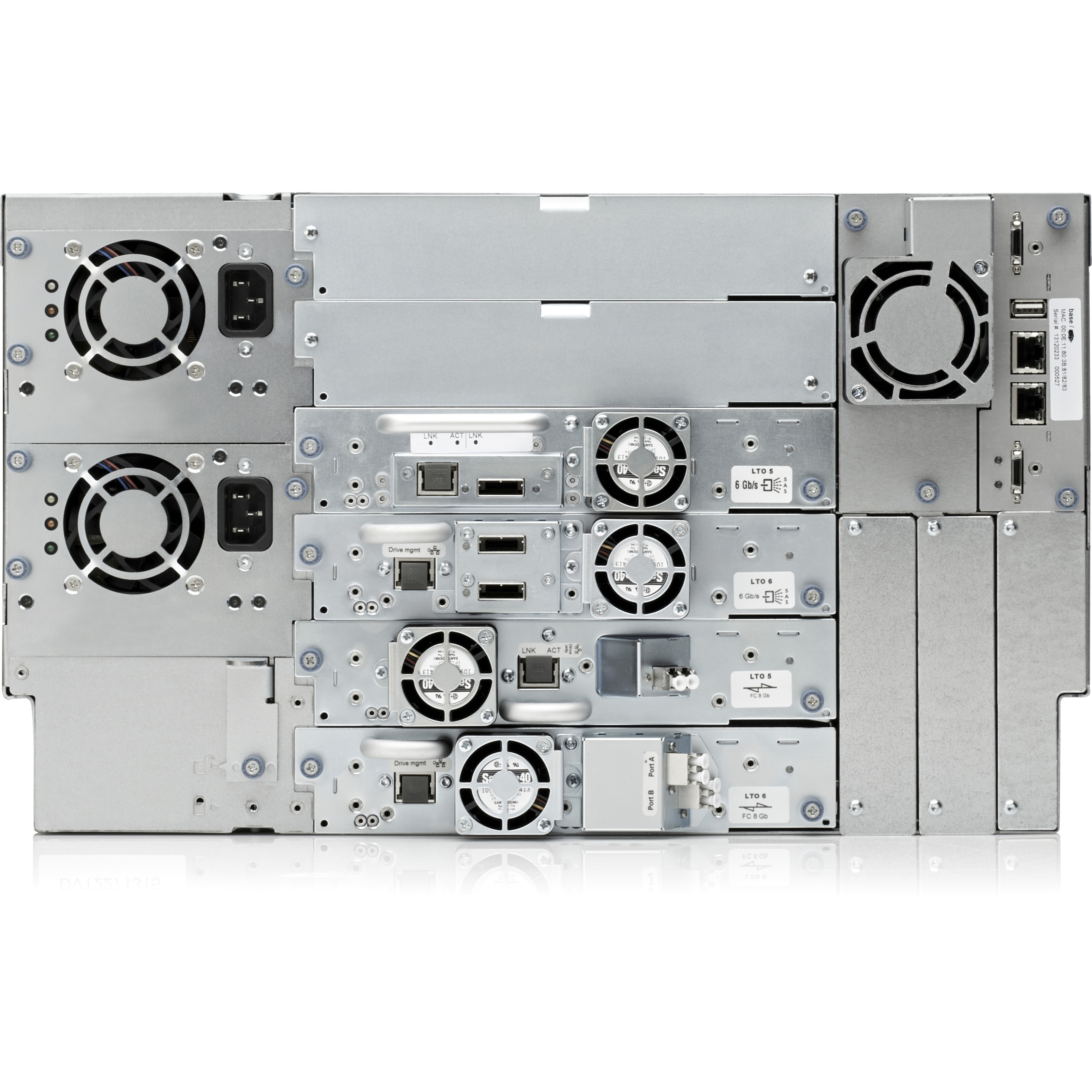 HPE StoreEver MSL6480 Tape Library Scalable Expansion Module - 0 x Drive/80 x Slot - 6 Drives Supported - 6URack-mountable -