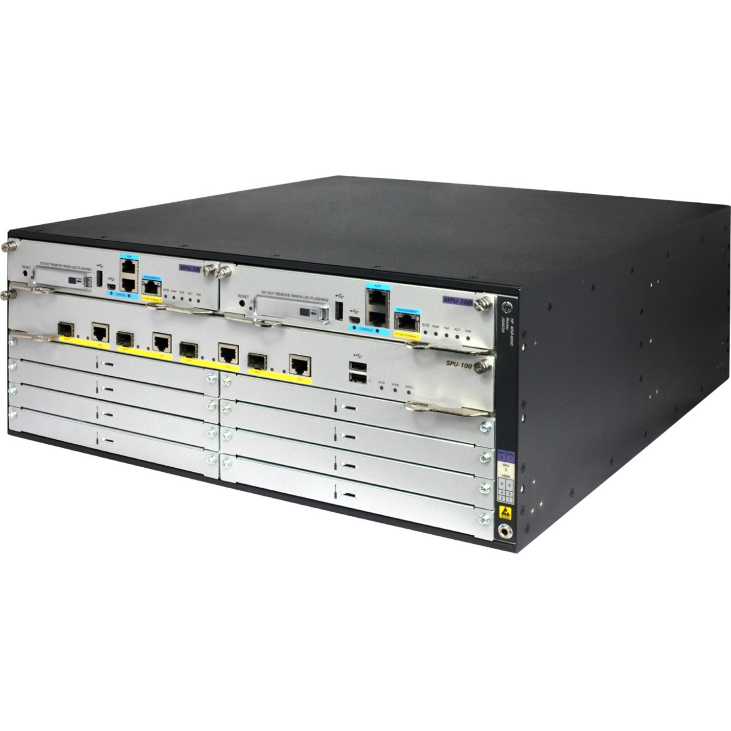 HPE MSR4060 Router Chassis - left view