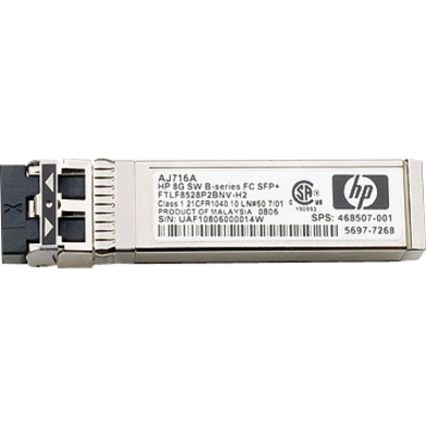 HPE SFP+ Module - For Data Networking, Optical Network - 1 x Fiber Channel NetworkFiber Channel - 1