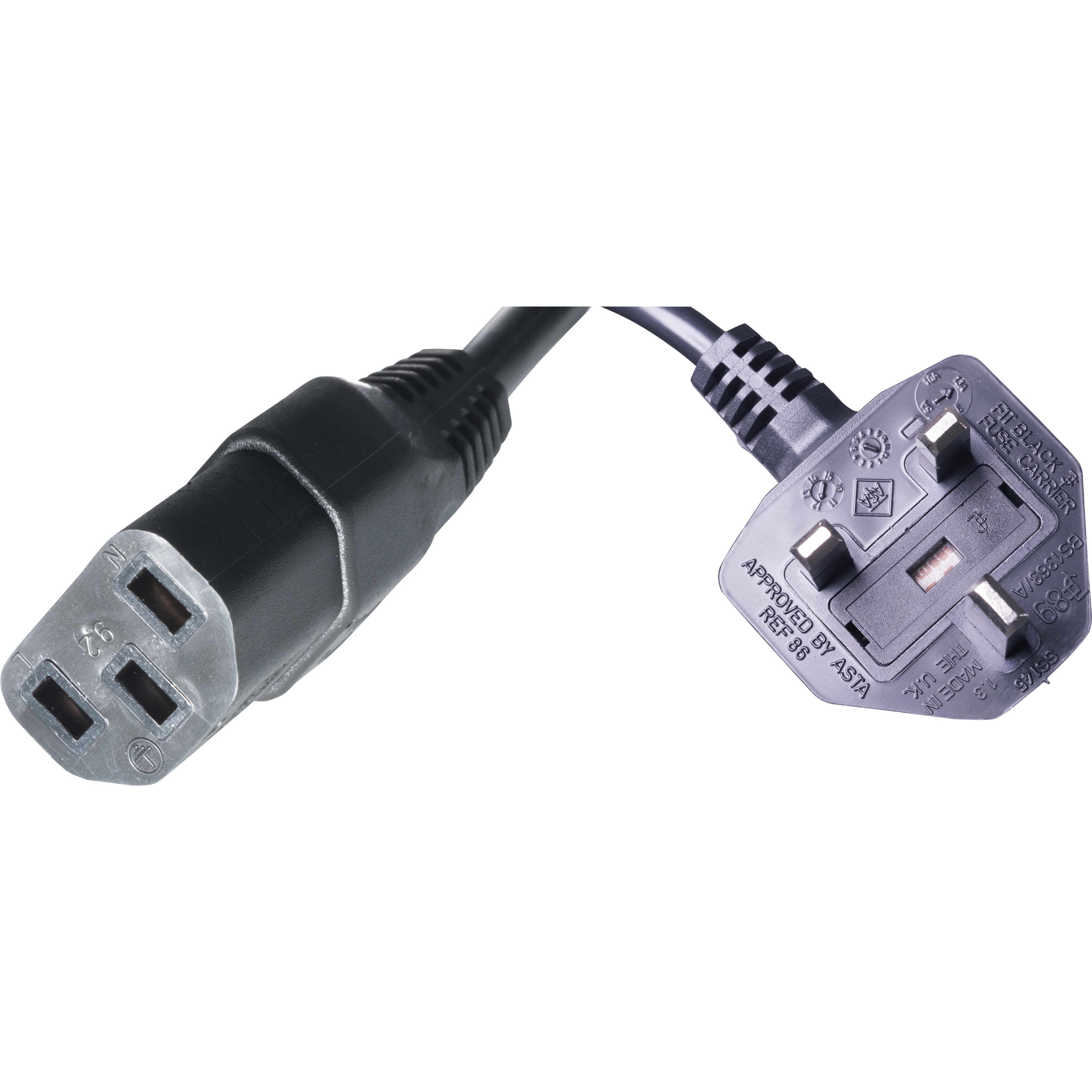 HPE Standard Power Cord - 6.23 ft Cord Length - IEC 60320 C13 / BS 1363A