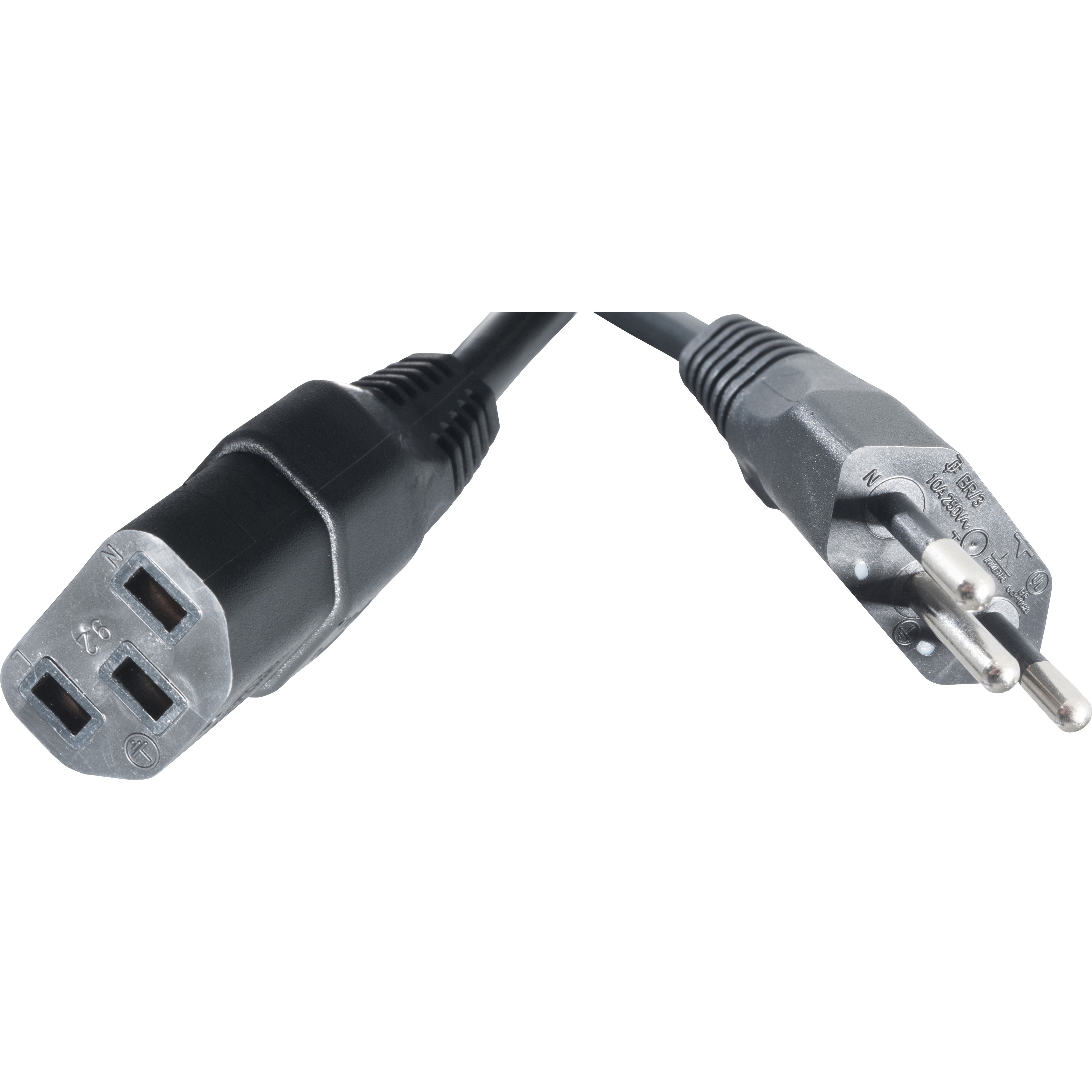 HPE Standard Power Cord - 6.23 ft Cord Length - IEC 60320 C13 / NBR 14136 Fig7