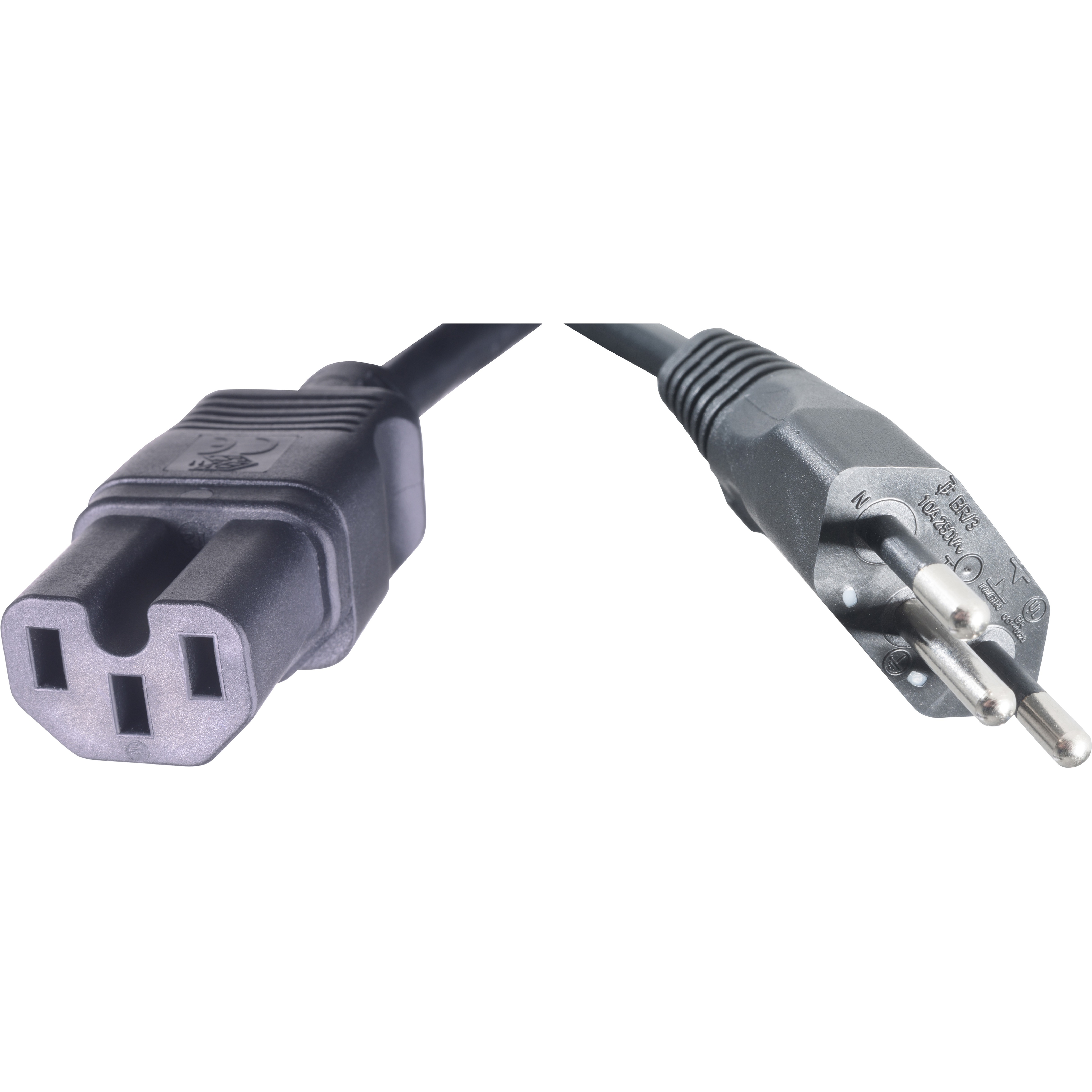 HPE Standard Power Cord - 8.20 ft Cord Length - IEC 60320 C15 / NBR 14136 Fig13