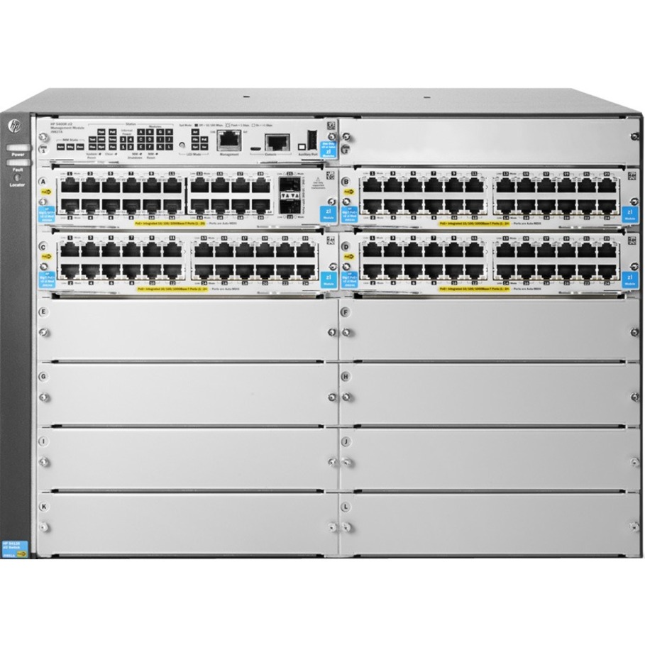 HPE 5406R zl2 Switch - Manageable - 3 Layer Supported - Modular - 4U - Rack-mountable - Lifetime Limited Warranty