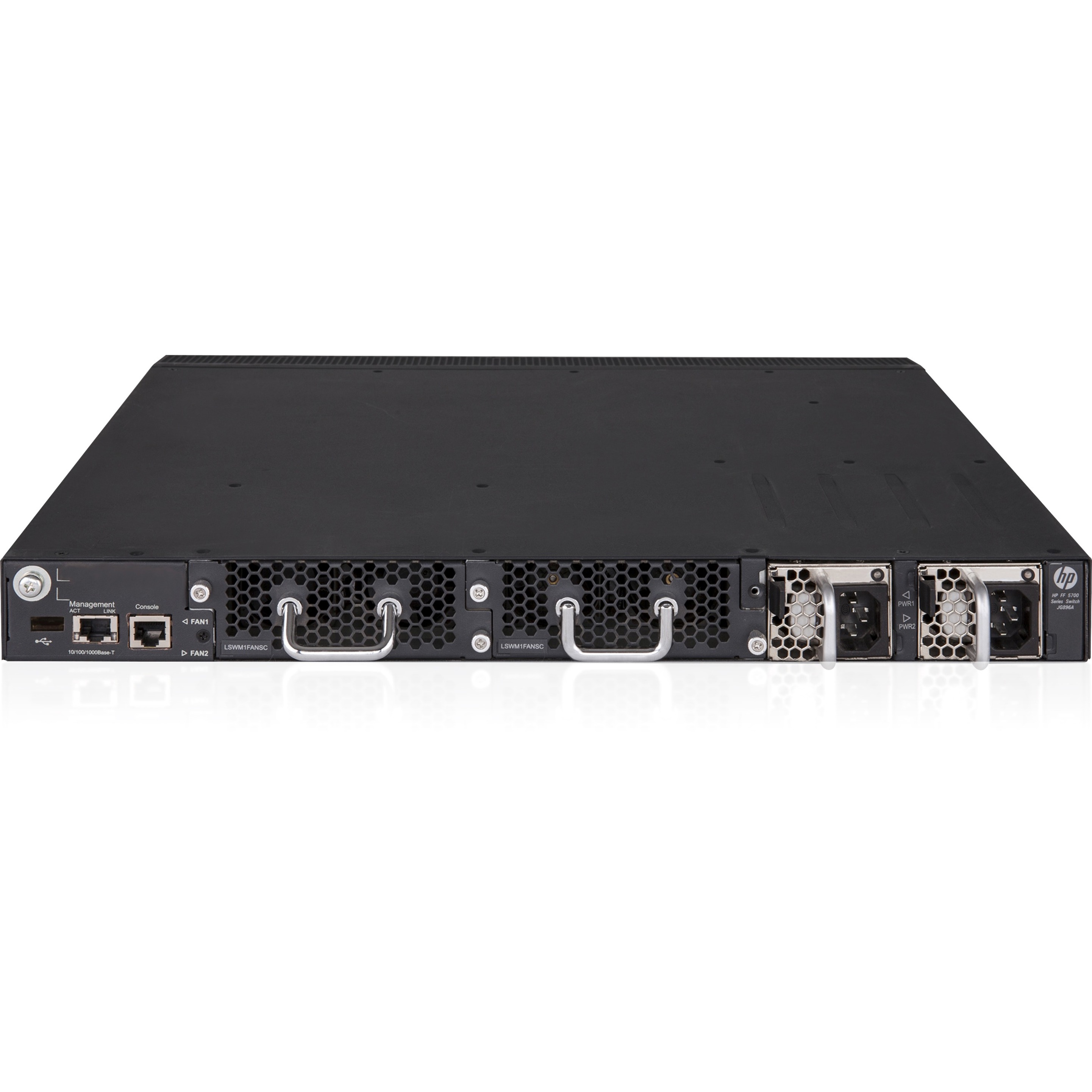 HPE FlexFabric 5700-40XG-2QSFP+ Switch - Manageable - 10GBase-X, 40GBase-X - 2 Layer Supported - 1U - Rack-mountable - view 1