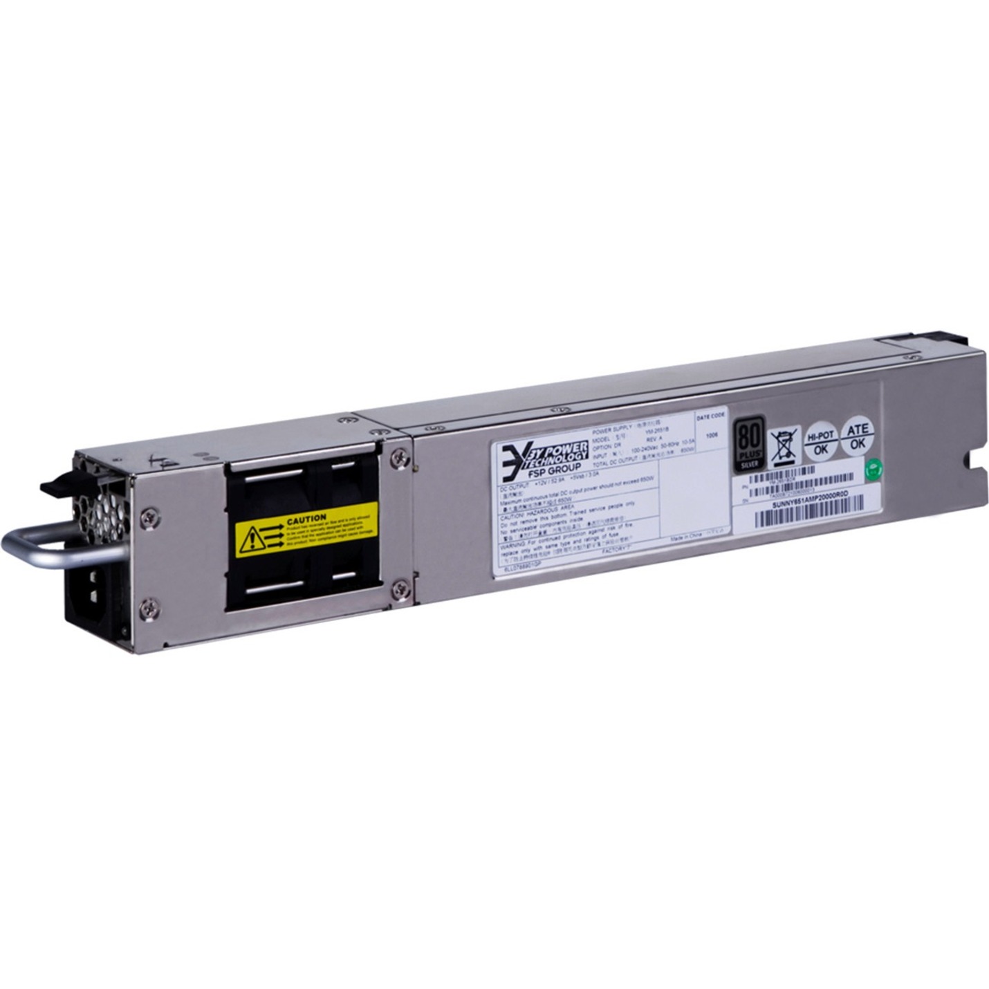 HPE A58x0AF Back (Power Side) to Front (Port Side) Airflow 300W AC Power Supply - 300 W