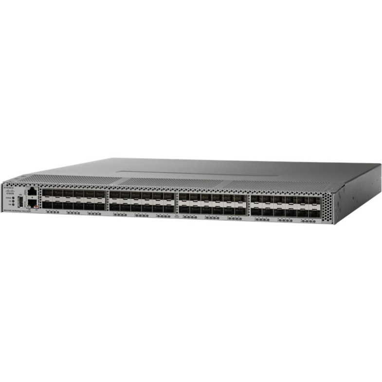 HPE SN6010C 48-port 16Gb Fibre Channel Switch - 48 Ports - 16 Gbit/s - 48 Fiber Channel Ports - 48 x Total Expansion Slots - SFP+ - Manageable - Rack-mountable - 1U - Redundant Power Supply - 1 Year