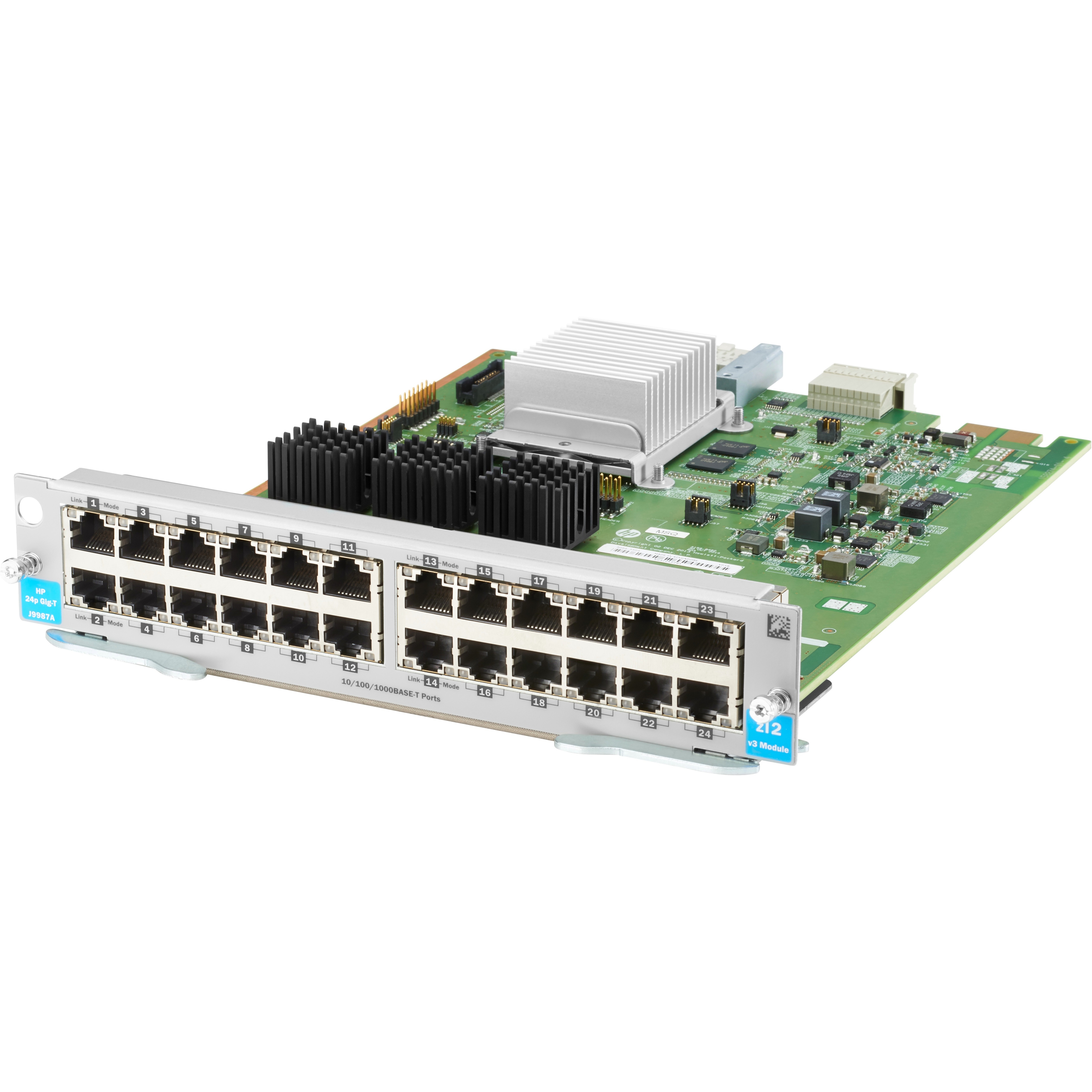 HPE 24-port 10/100/1000BASE-T MACsec v3 zl2 Module - For Data Networking - 24 x RJ-45 1000Base-T LAN - Twisted PairGigabit Et