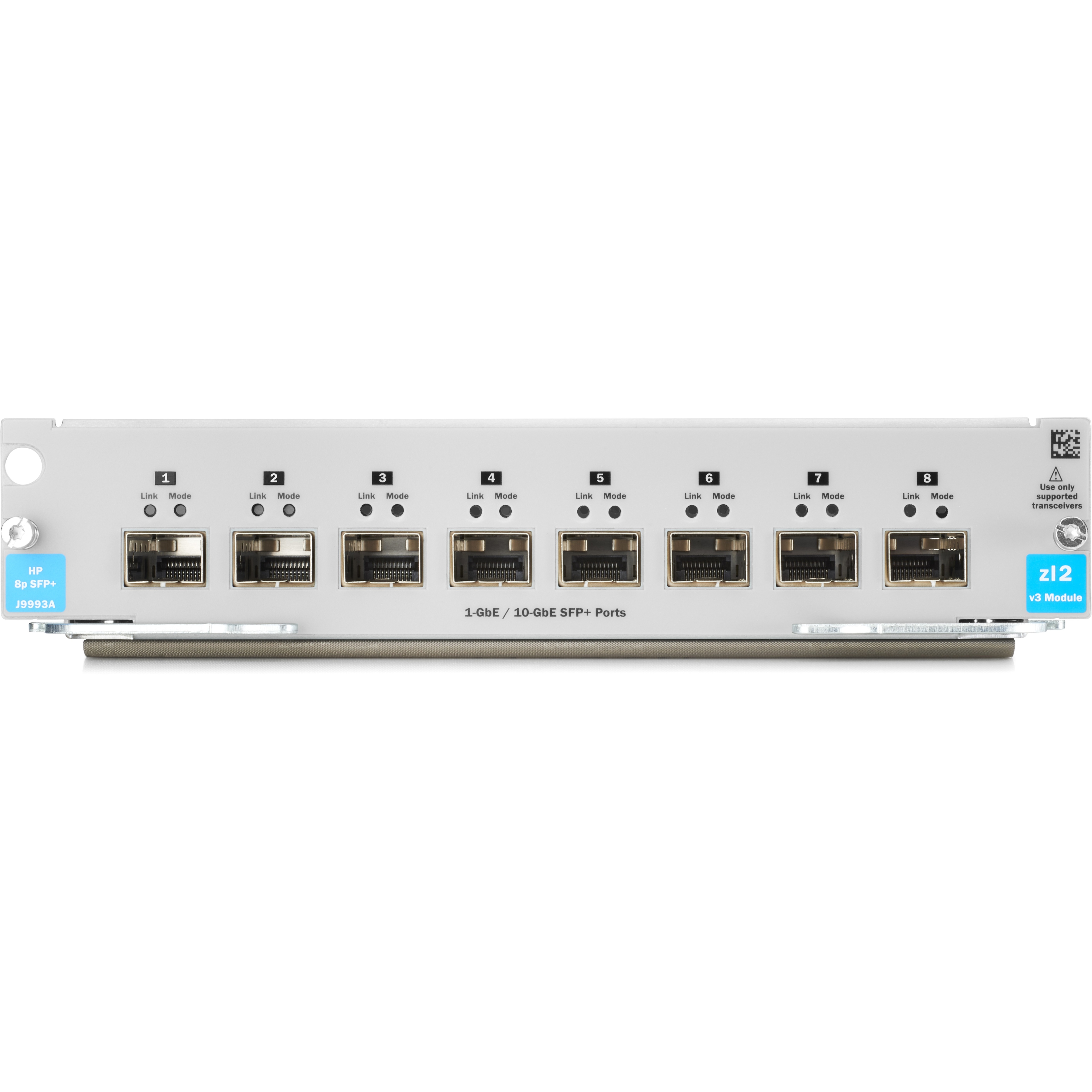 HPE 8 Ports 1G/10GbE SFP+ MACsec v3 zl2 - For Data Networking, Optical NetworkOptical FiberGigabit Ethernet, 10 Gigabit Ethernet - 10GBase-X - 10 Gbit/s - 8 x Expansion Slots - SFP+ - 1