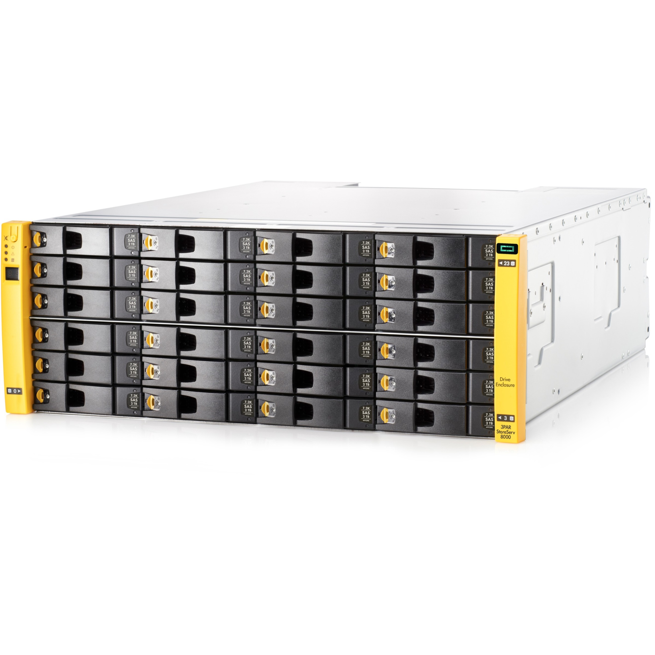 HPE Drive Enclosure - 4U Rack-mountable - 24 x Total Bay - 24 x 3.5" Bay
