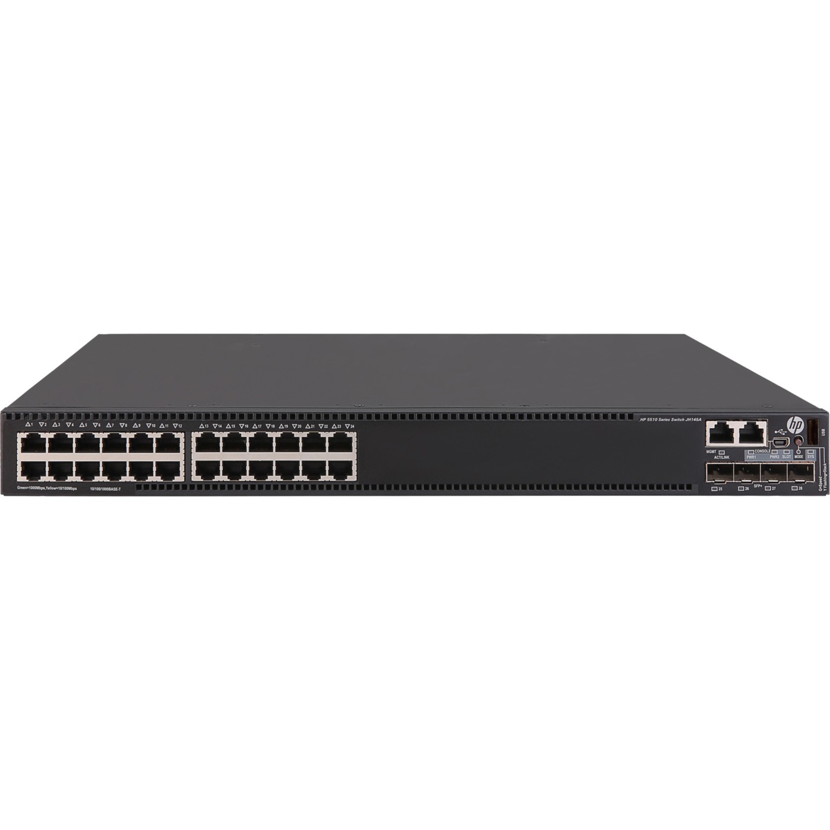 HPE 5510 24G 4SFP+ HI 1-slot Switch - 24 Ports - Manageable - 10 Gigabit Ethernet, Gigabit Ethernet - 10GBase-X, 10/100/1000B