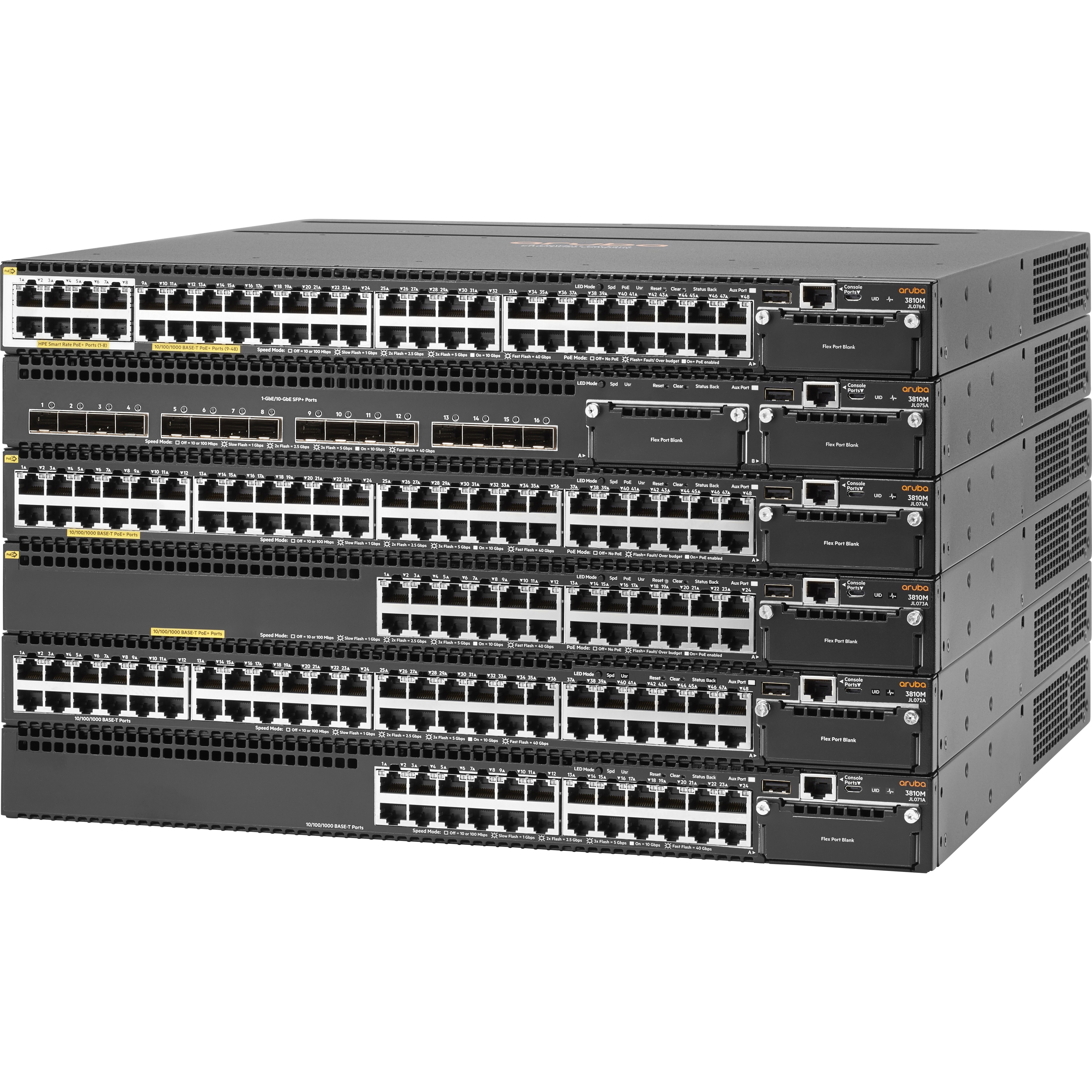 HPE Aruba 3810M 48G 1-slot Switch - 48 Ports - Manageable - Gigabit Ethernet - 10/100/1000Base-TX - 3 Layer Supported - Modul