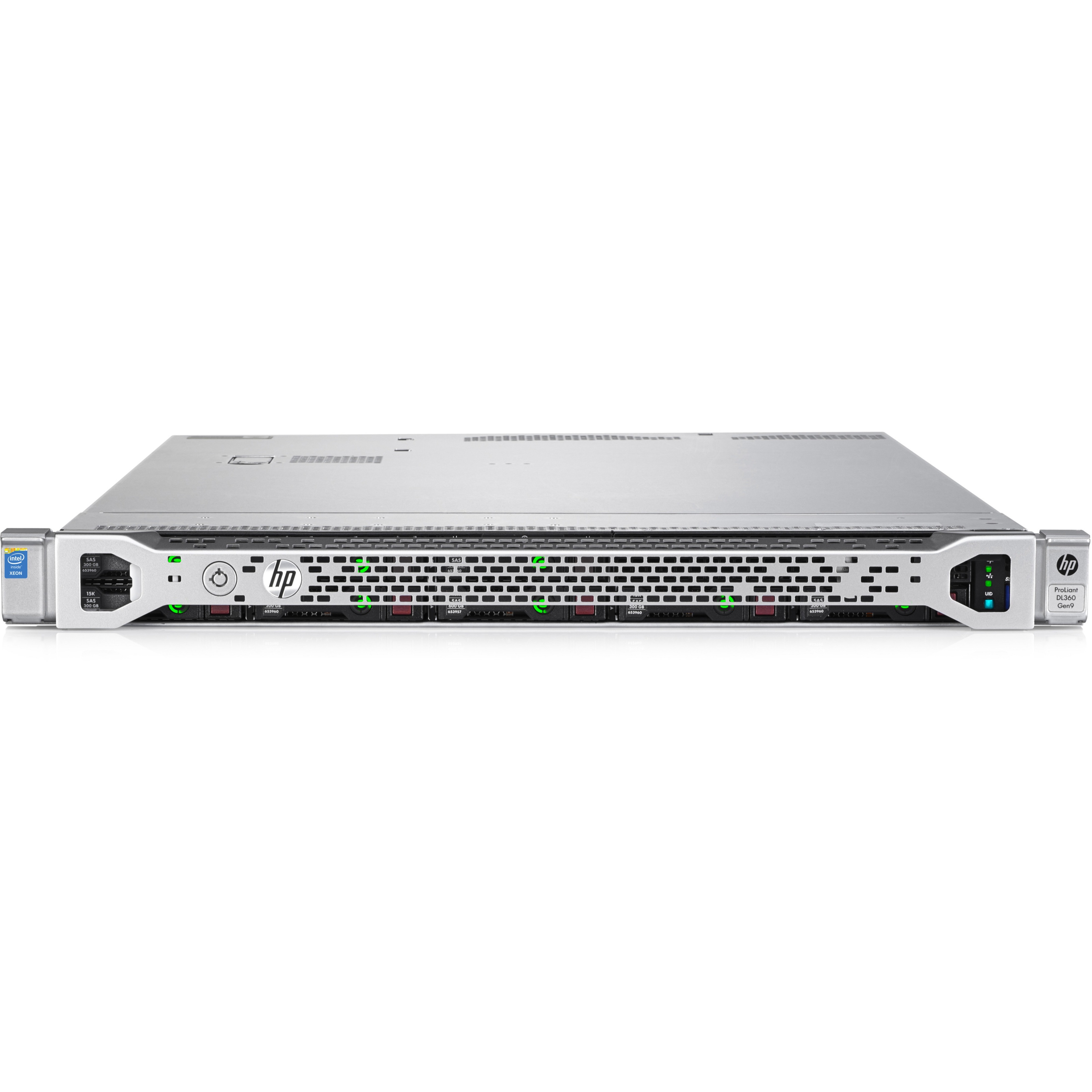 HPE ProLiant DL360 G9 1U Rack Server - 1 Xeon E5-2603 v4 1.70 GHz - 8 GB RAM - 12Gb/s SAS Controller - 2 Processor Support - DDR4 SDRAM - Gigabit Ethernet - 1 x 500 W