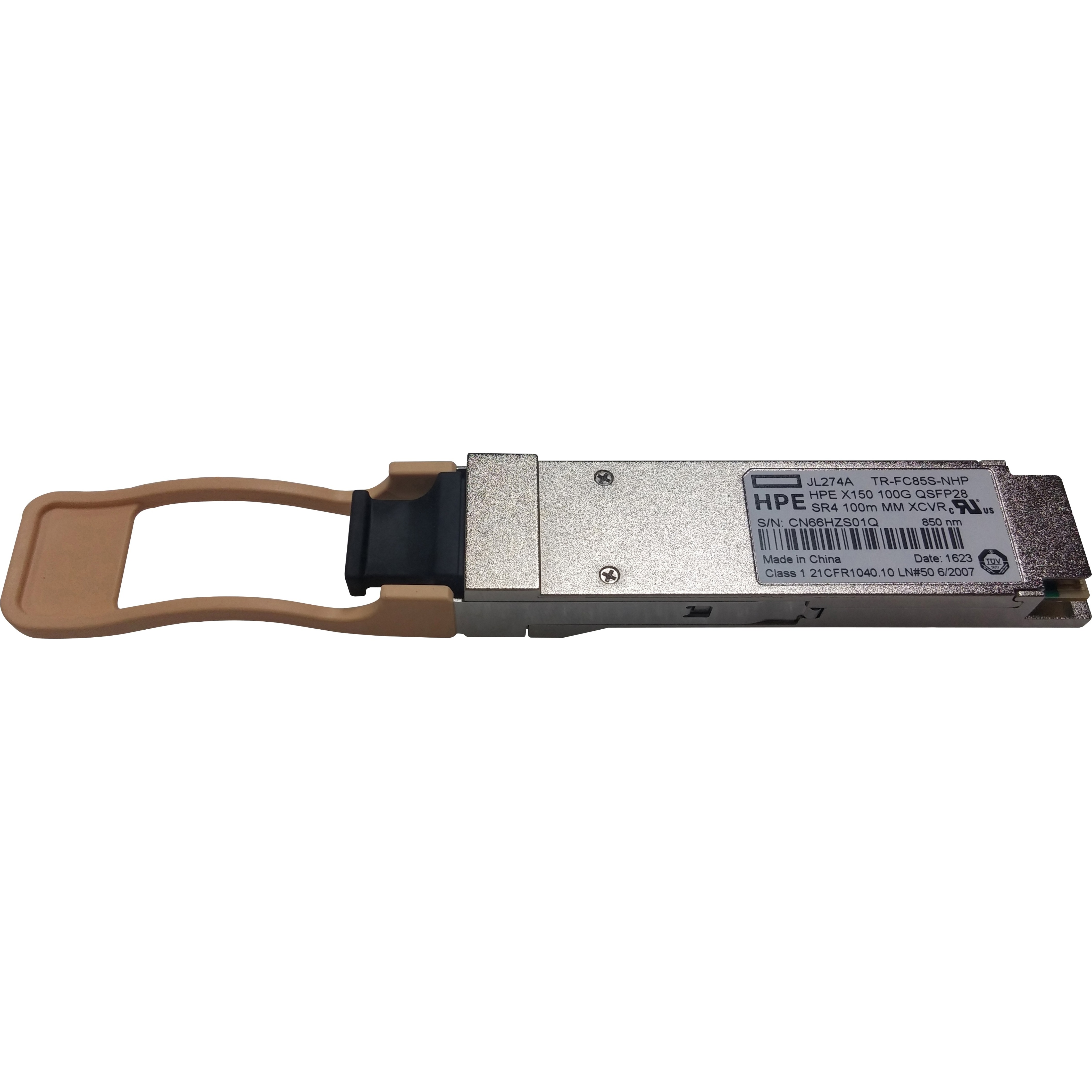 HPE X150 100G QSFP28 MPO SR4 100m MM Transceiver - For Optical Network, Data Networking - 1 x MPO 100GBase-SR4 Network100 Gigabit Ethernet - 100GBase-SR4 - 1