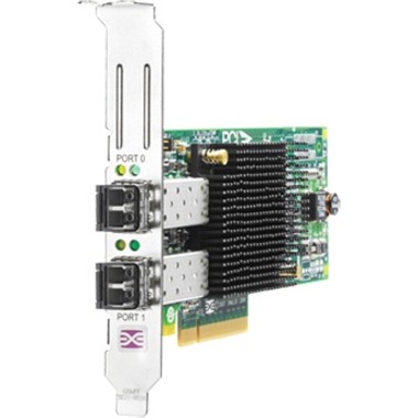HPE 82E 8Gb 2-port PCIe Fibre Channel Host Bus Adapter - 2 x Total Fibre Channel Port(s) - Plug-in Card