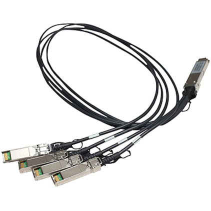 HPE Infiniband Splitter Network Cable - 3.28 ft Network Cable for Network Device - First End: 1 x QSFP+ Network - Second End: 4 x SFP+ Network - Splitter Cable