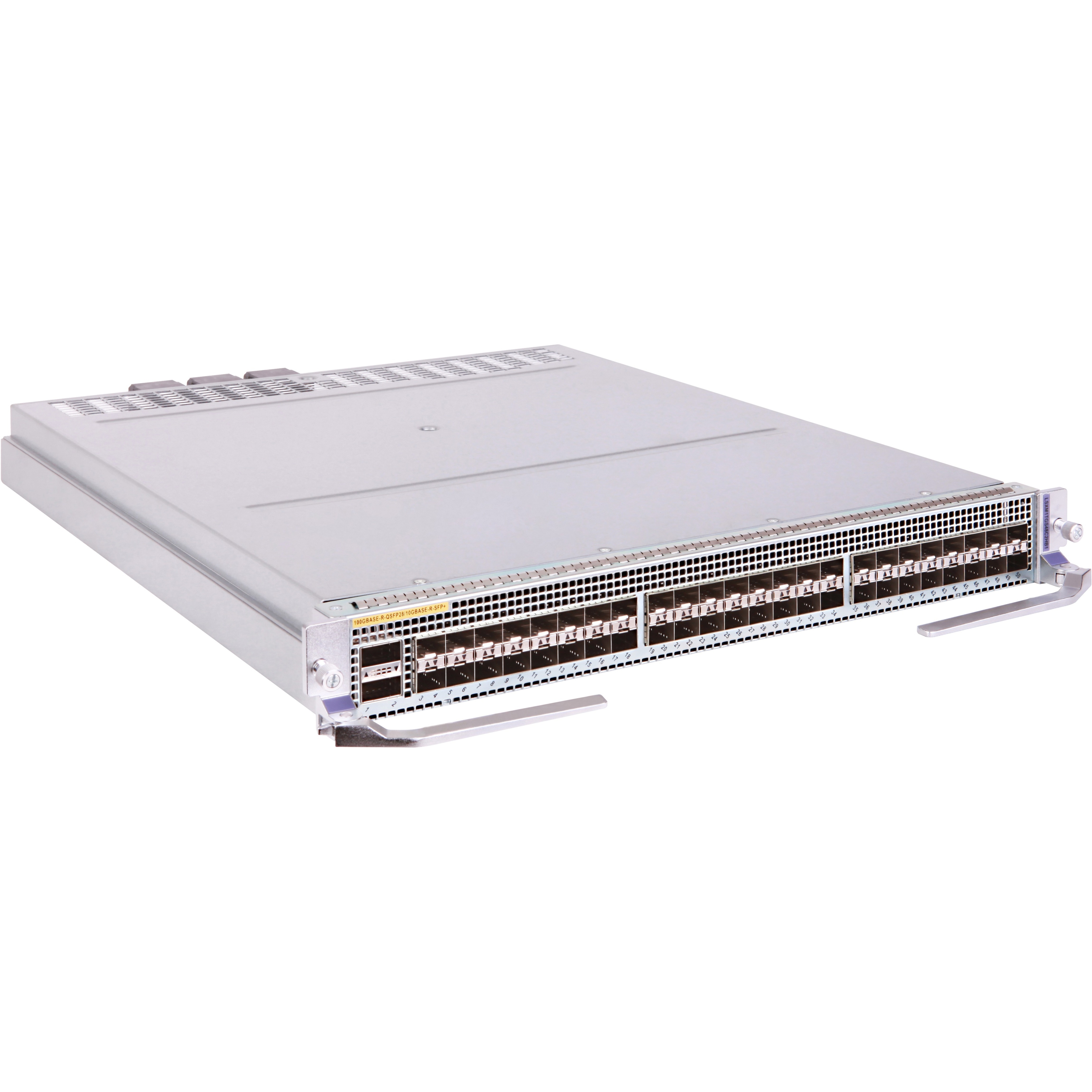 HPE FlexFabric 12900E 48-port 1/10GbE SFP+ 2-port 100GbE QSFP28 HB Module - For Data Networking, Optical NetworkOptical Fiber10 Gigabit Ethernet, 100 Gigabit Ethernet - 10GBase-X, 100GBase-X - 50 x Expansion Slots - SFP+, QSFP - 1