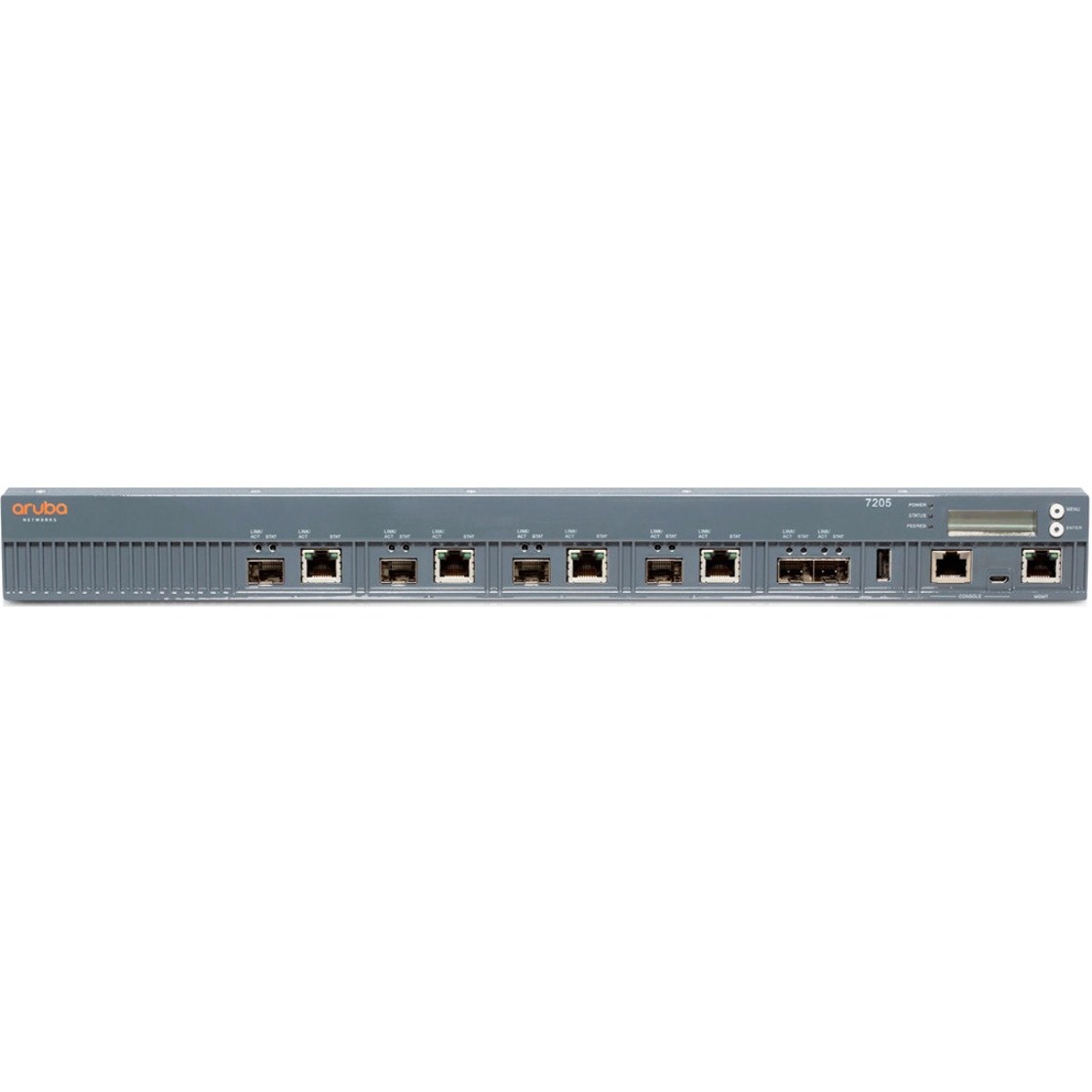 HPE 7205 Wireless LAN Controller - 4 x Network (RJ-45) - Gigabit Ethernet - Rack-mountable