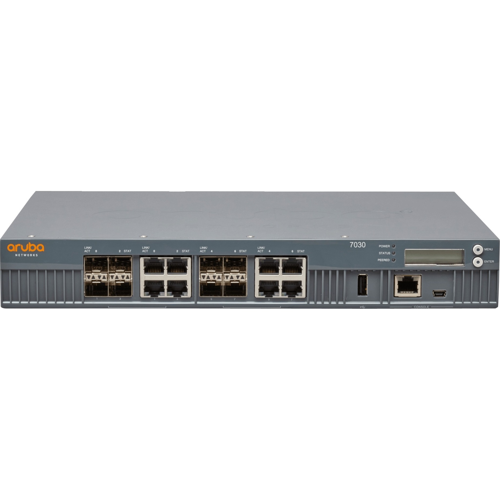 HPE 7030 Wireless LAN Controller - 8 x Network (RJ-45) - Gigabit Ethernet - Rack-mountable