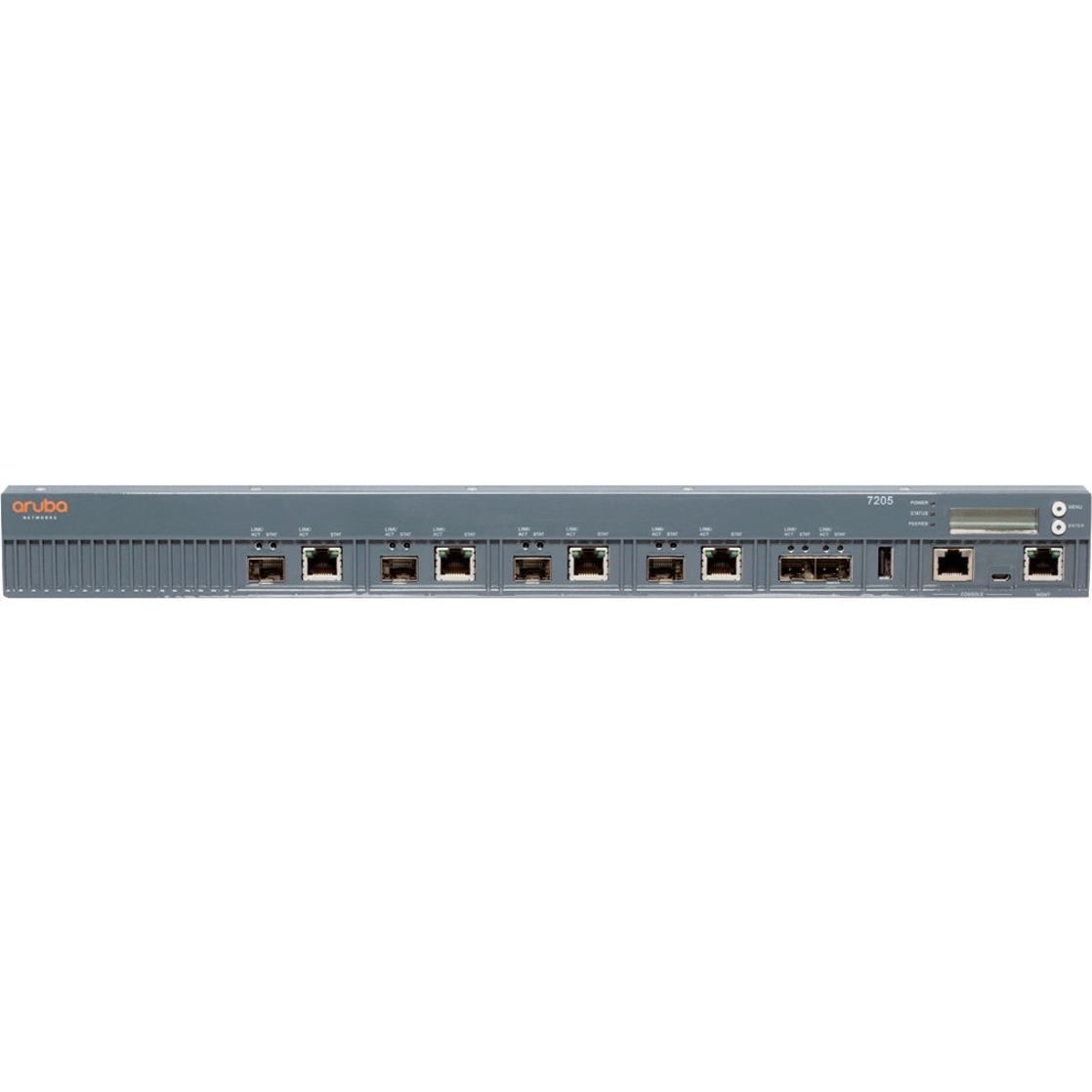 HPE 7205 Wireless LAN Controller - 4 x Network (RJ-45) - 10 Gigabit Ethernet, Gigabit Ethernet - Desktop