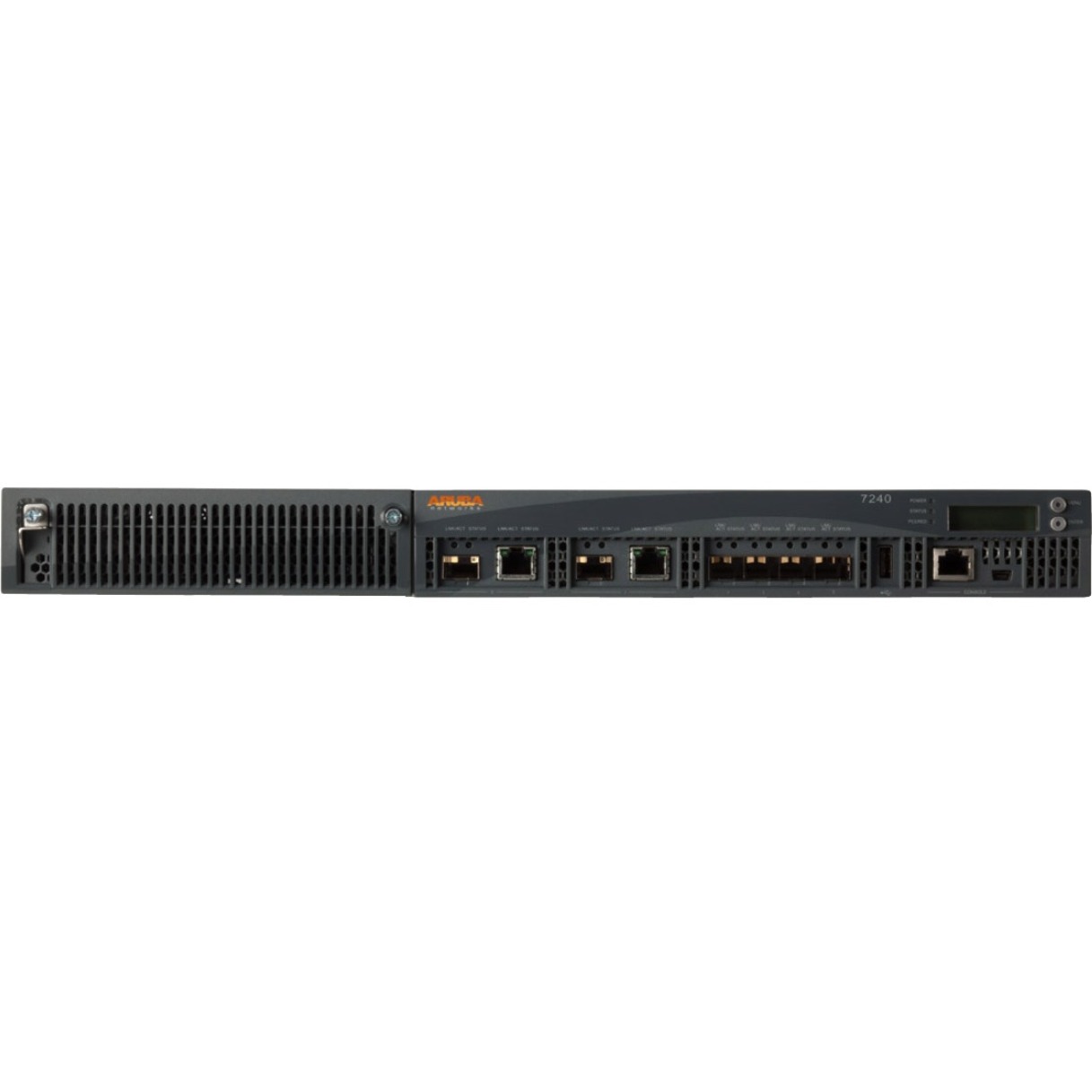 HPE 7240XM Wireless LAN Controller - 2 x Network (RJ-45) - Gigabit Ethernet - front view