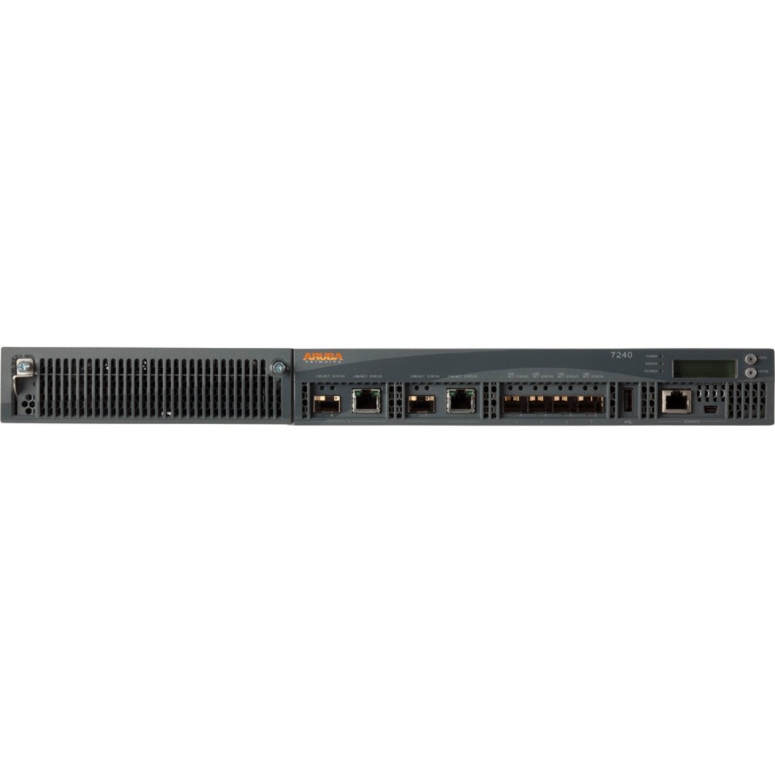 HPE 7240XM Wireless LAN Controller - 2 x Network (RJ-45) - Gigabit Ethernet - front view