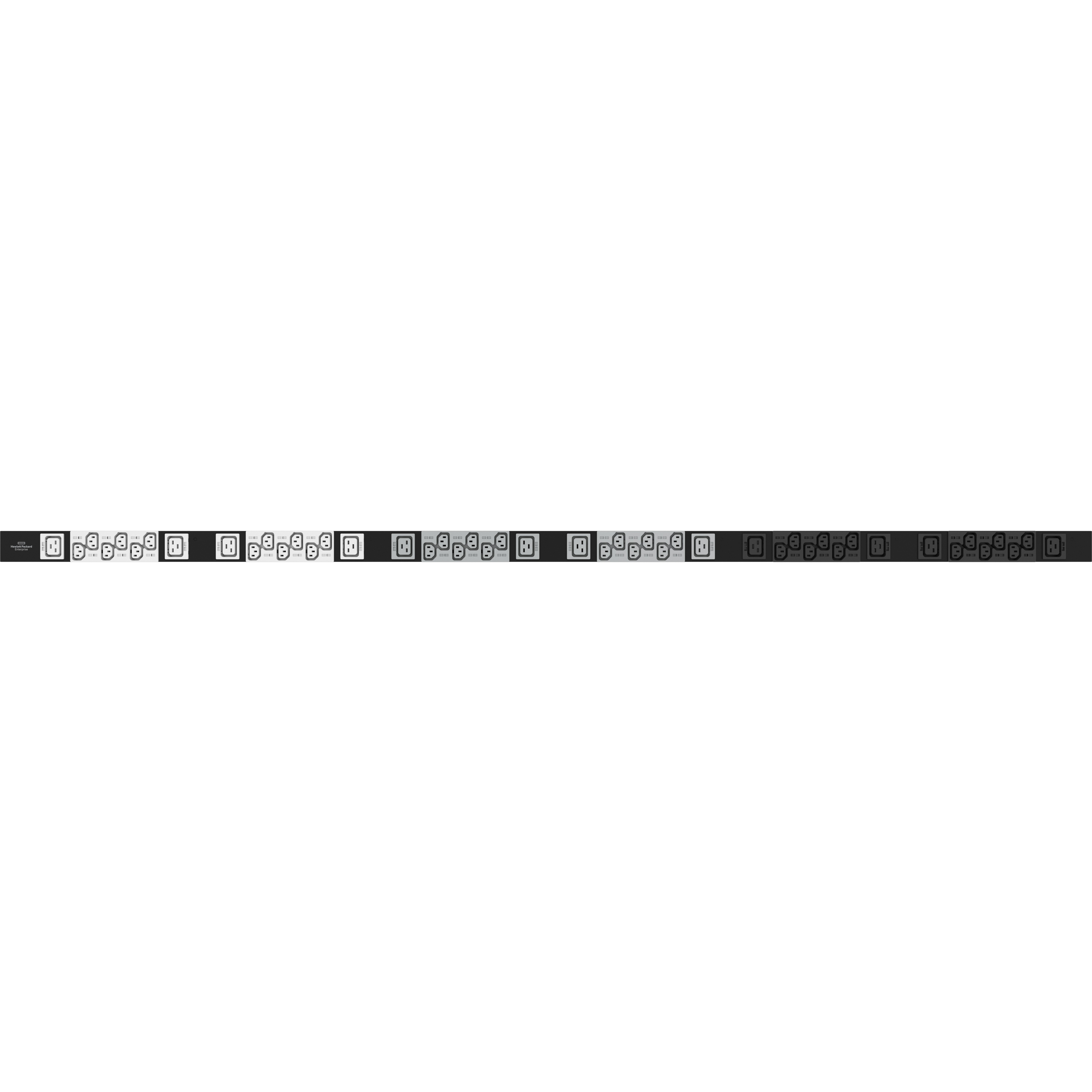 HPE Standard G2 Basic 22-Outlet PDU - Basic - NEMA L5-30P - 22 x NEMA 5-20R - 120 V AC - 2800 W - Vertical - Rack-mountable