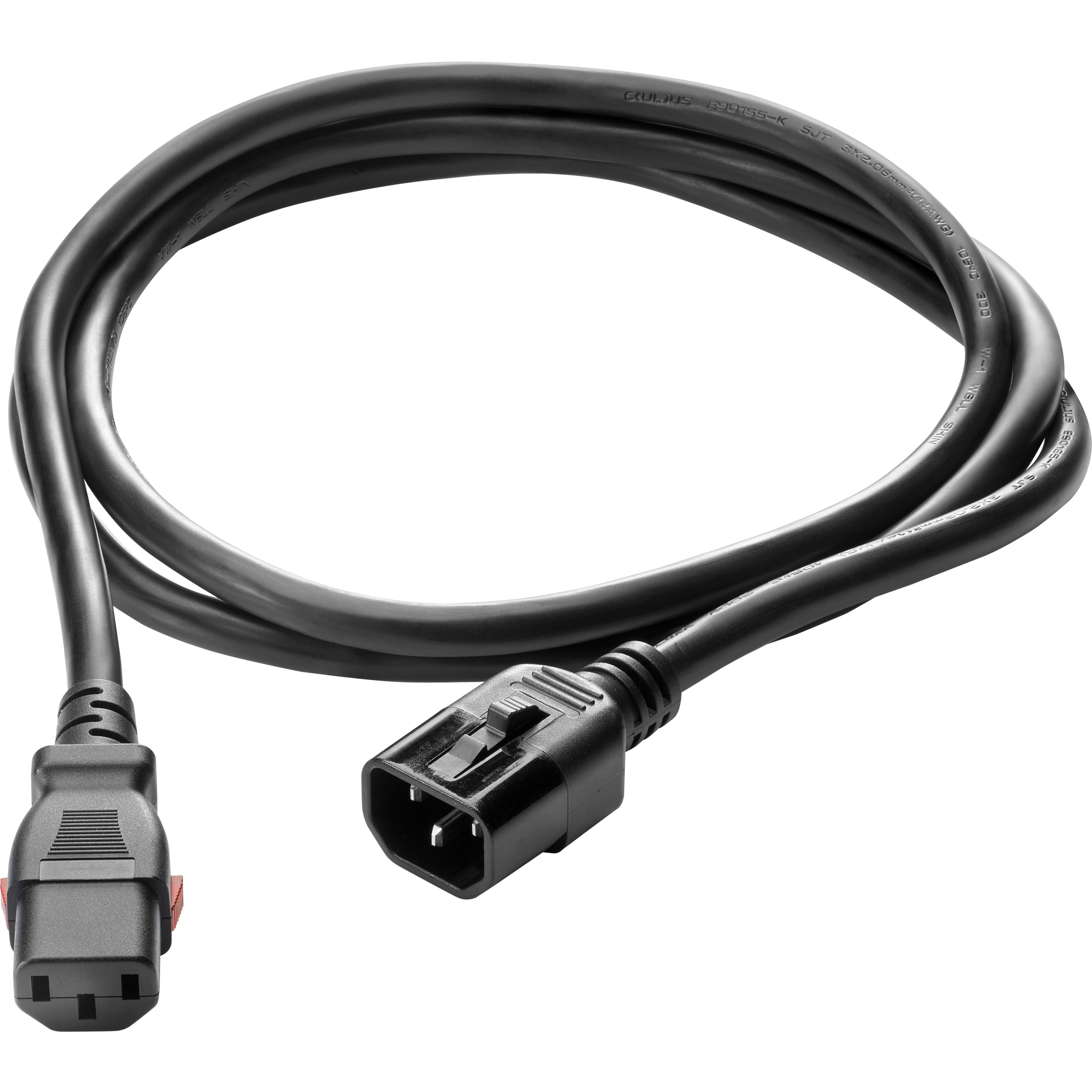 HPE Jumper Cord - For PDU - 250 V AC / 10 A - Black - 4.60 ft Cord Length - IEC 60320 C13 / IEC 60320 C14 - 6