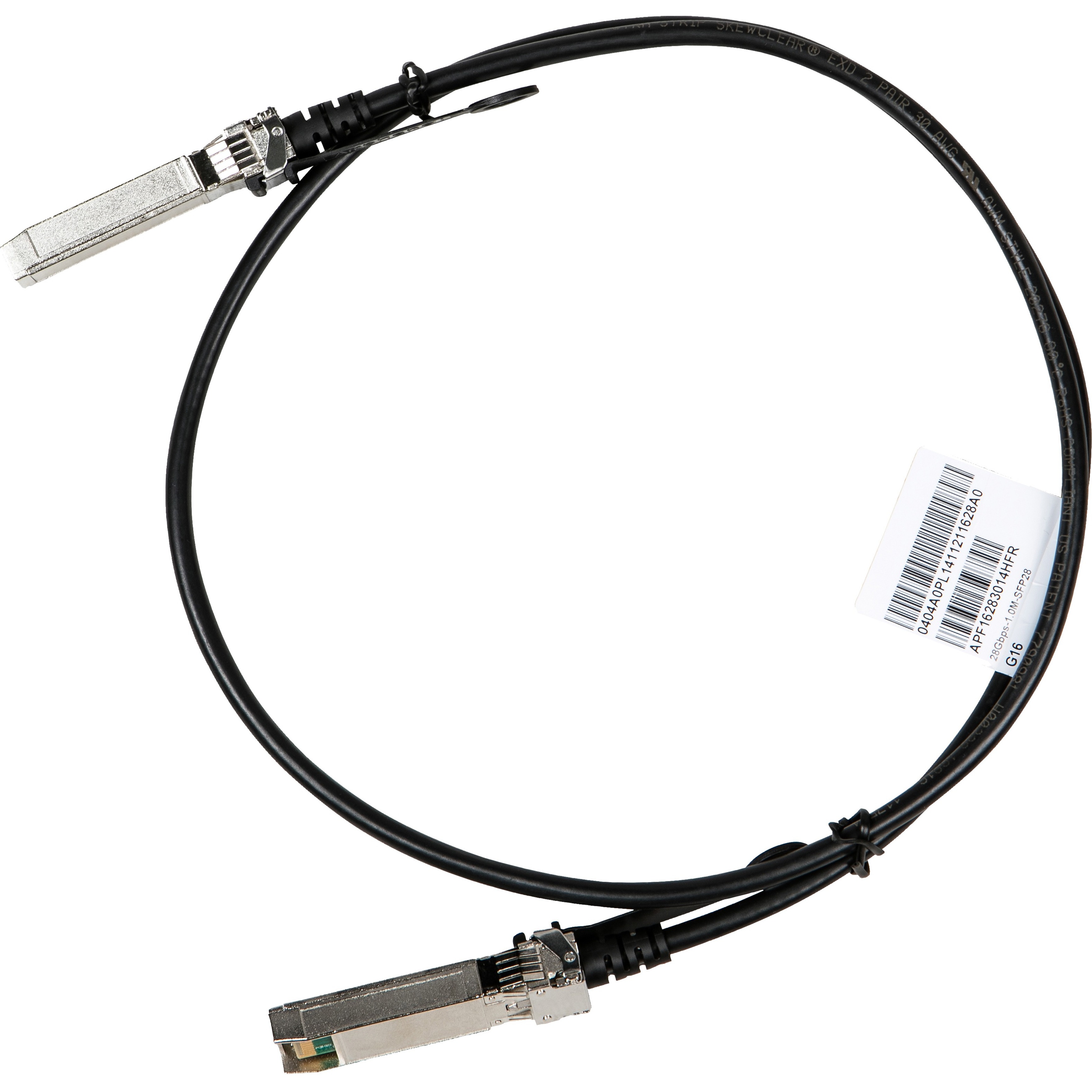 HPE X240 25G SFP28 to SFP28 1m Direct Attach Copper Cable - 3.28 ft SFP28 Network Cable for Network Device, Switch - First End: 1 x SFP28 Network - Male - Second End: 1 x SFP28 Network - Male - 25 Gbit/s