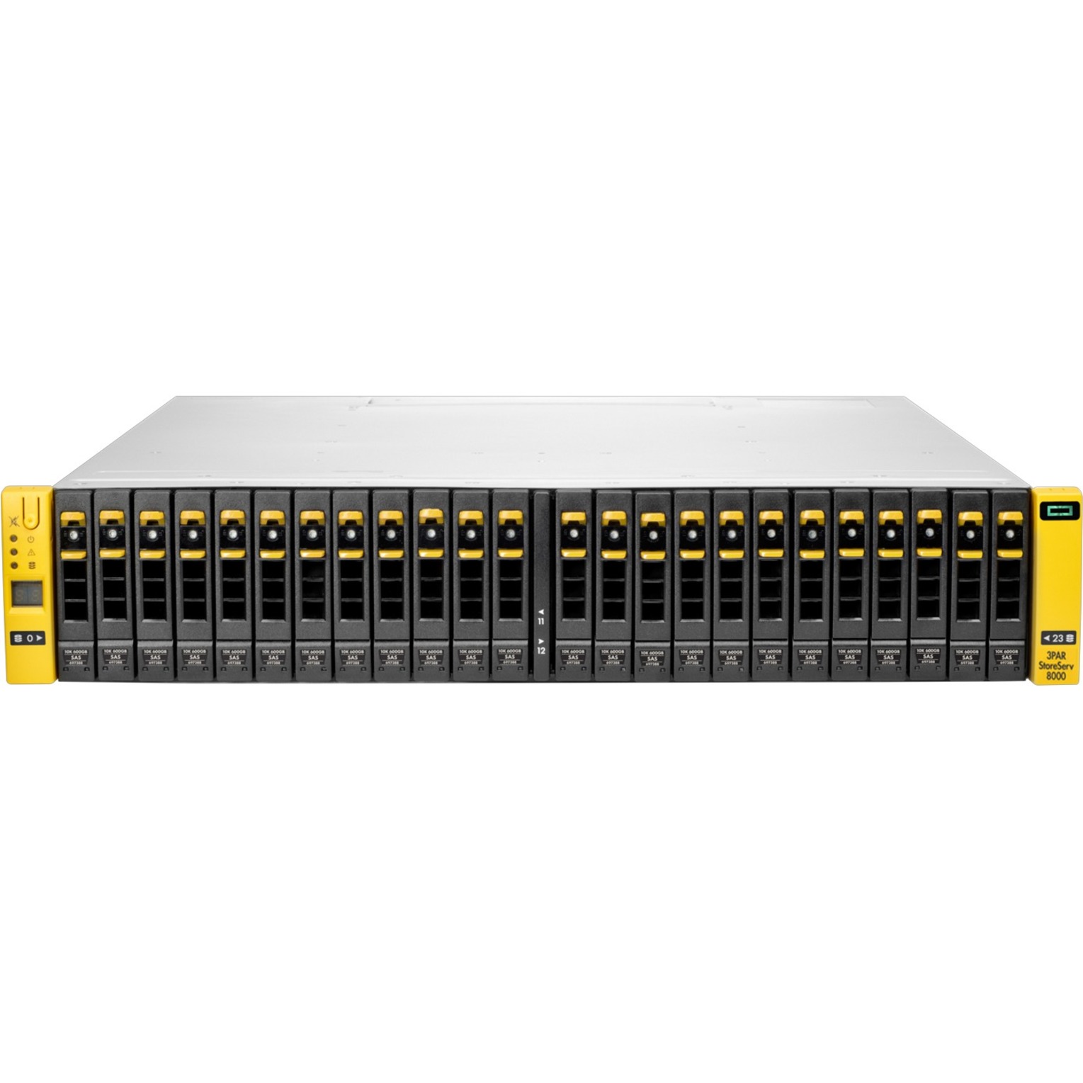HPE 3PAR 8400 Upgrade Node Pair with All-inclusive Single-system Software - 24 x HDD Supported - 0 x HDD Installed - 2 x Serial Attached SCSI (SAS) Controller - RAID Supported - 0, 1, 5, 6 RAID Levels - 24 x Total Bays - 24 x 2.5" Bay - 6 x Total Slot(s) - Gigabit Ethernet - FCP - 2U - Rack-mountable
