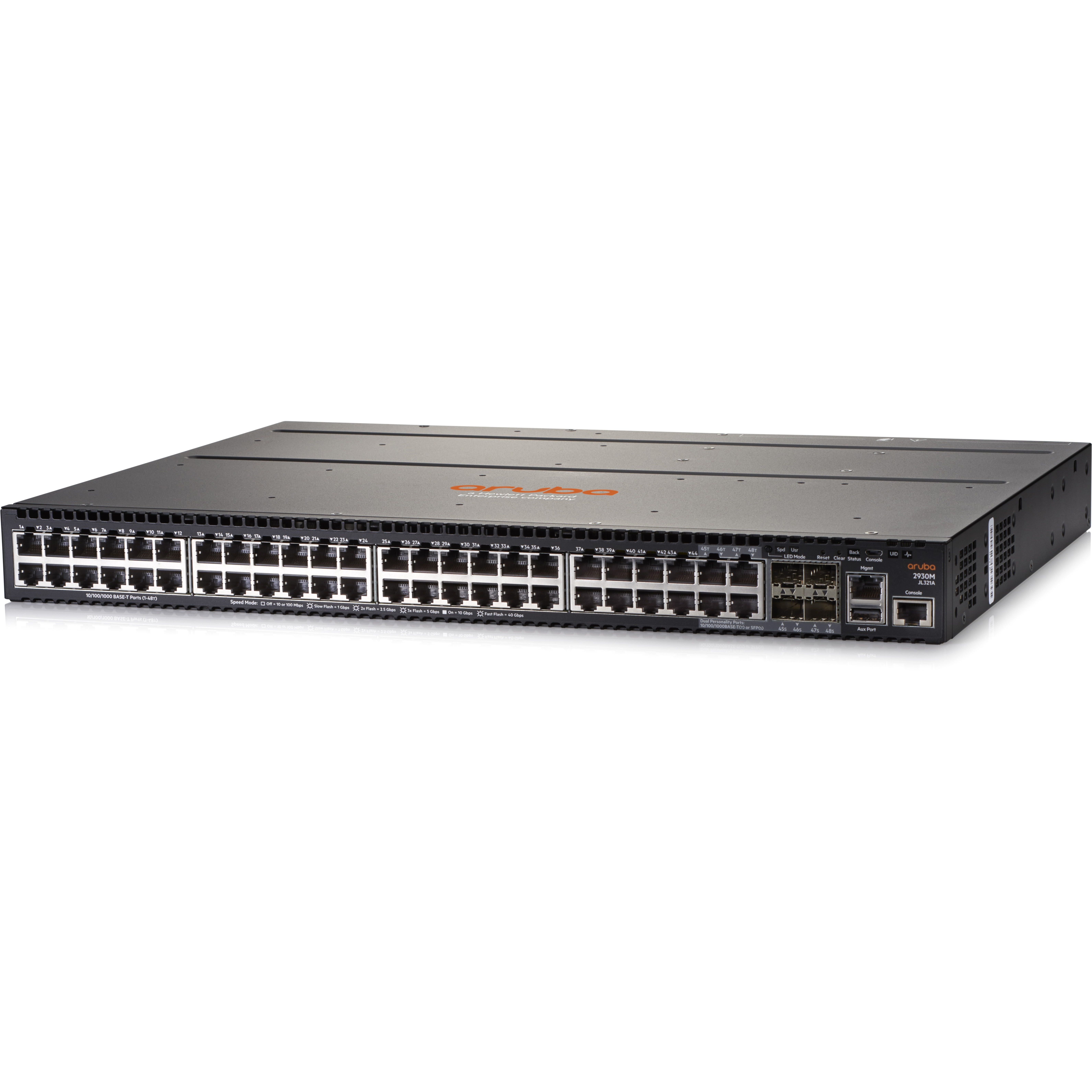 HPE 2930M 48G with 1 - Slot Switch - 2 Layer Supported