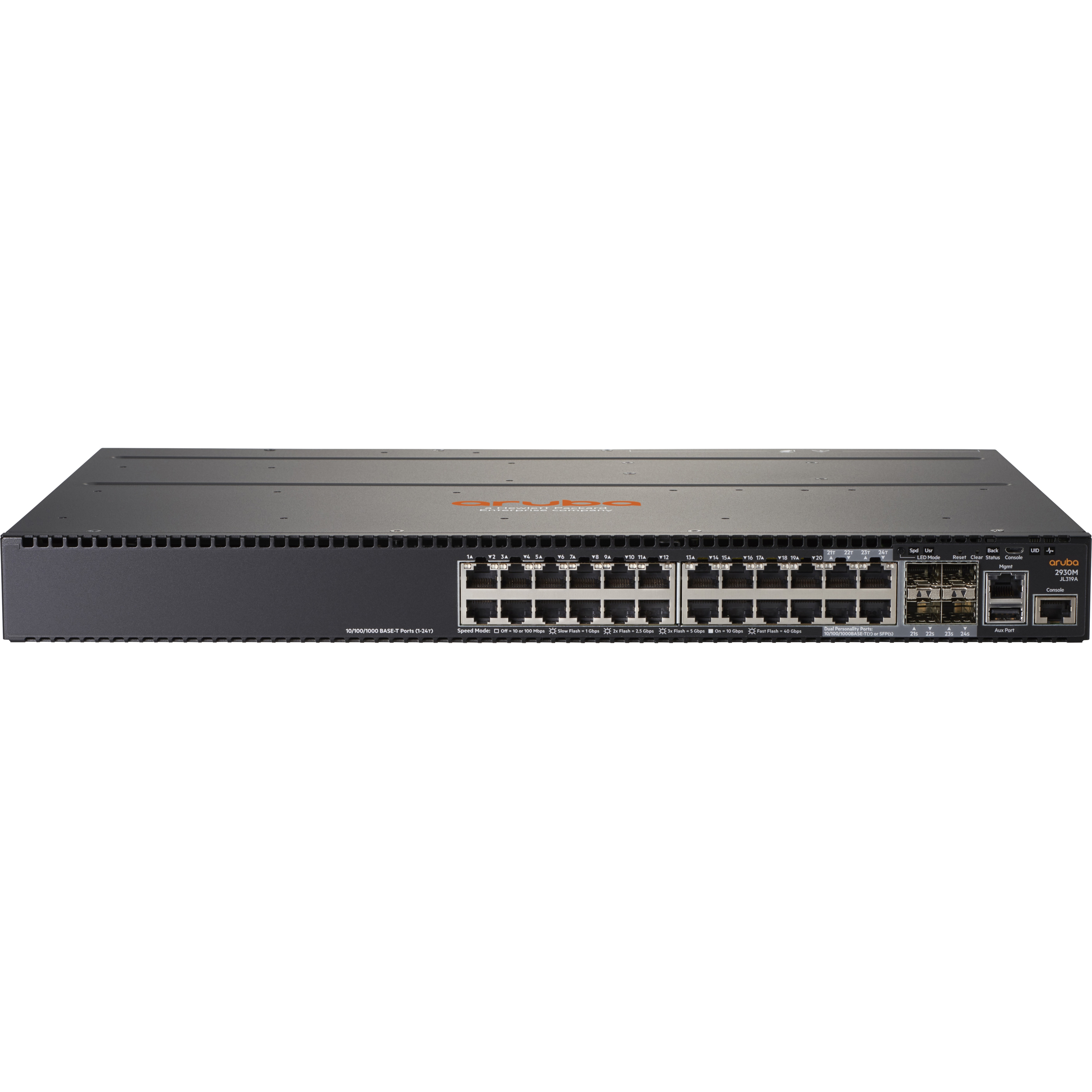HPE 2930M 24G 1 - Slot Switch - 2 Layer Supported