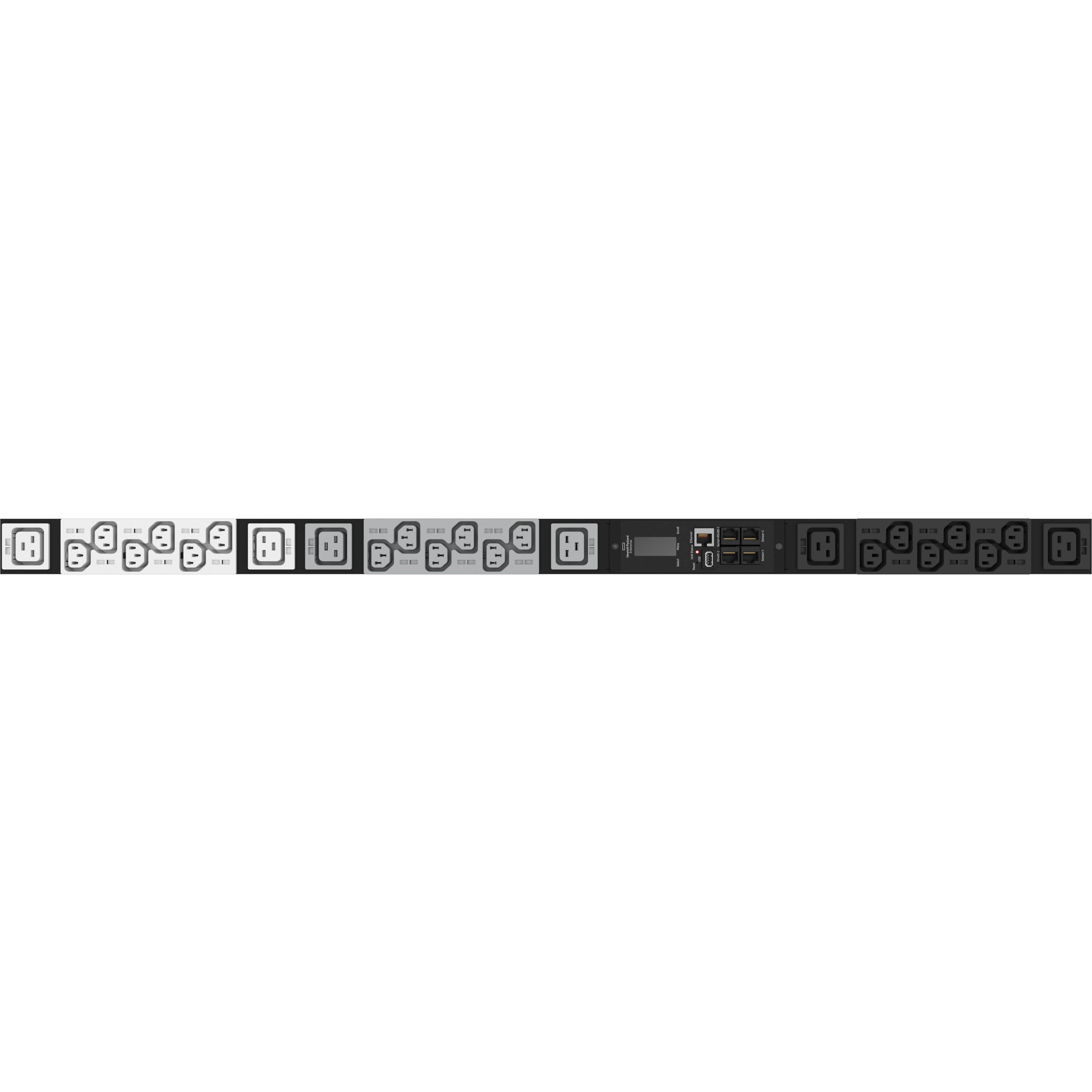 HPE G2 P9R82A 24-Outlet PDU - Metered - IEC 60A (3PH) - 6 x IEC 60320 C19, 18 x IEC 60320 C13 - 230 V AC - 17.30 kW - Vertical