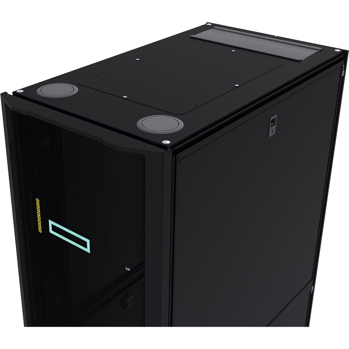 HPE 42U 600mmx1200mm G2 Enterprise Shock Rack - For Server, KVM Switch - 42U Rack Height - Floor Standing - Black, Silver - 3
