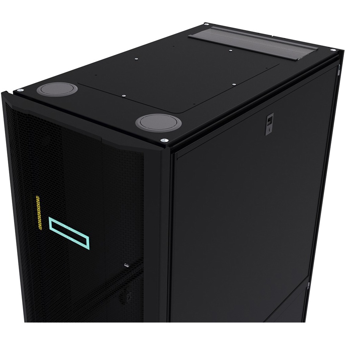 HPE 48U 600mmx1200mm G2 Enterprise Shock Rack - For Server, KVM Switch - 48U Rack Height - Floor Standing - Black, Silver - 3
