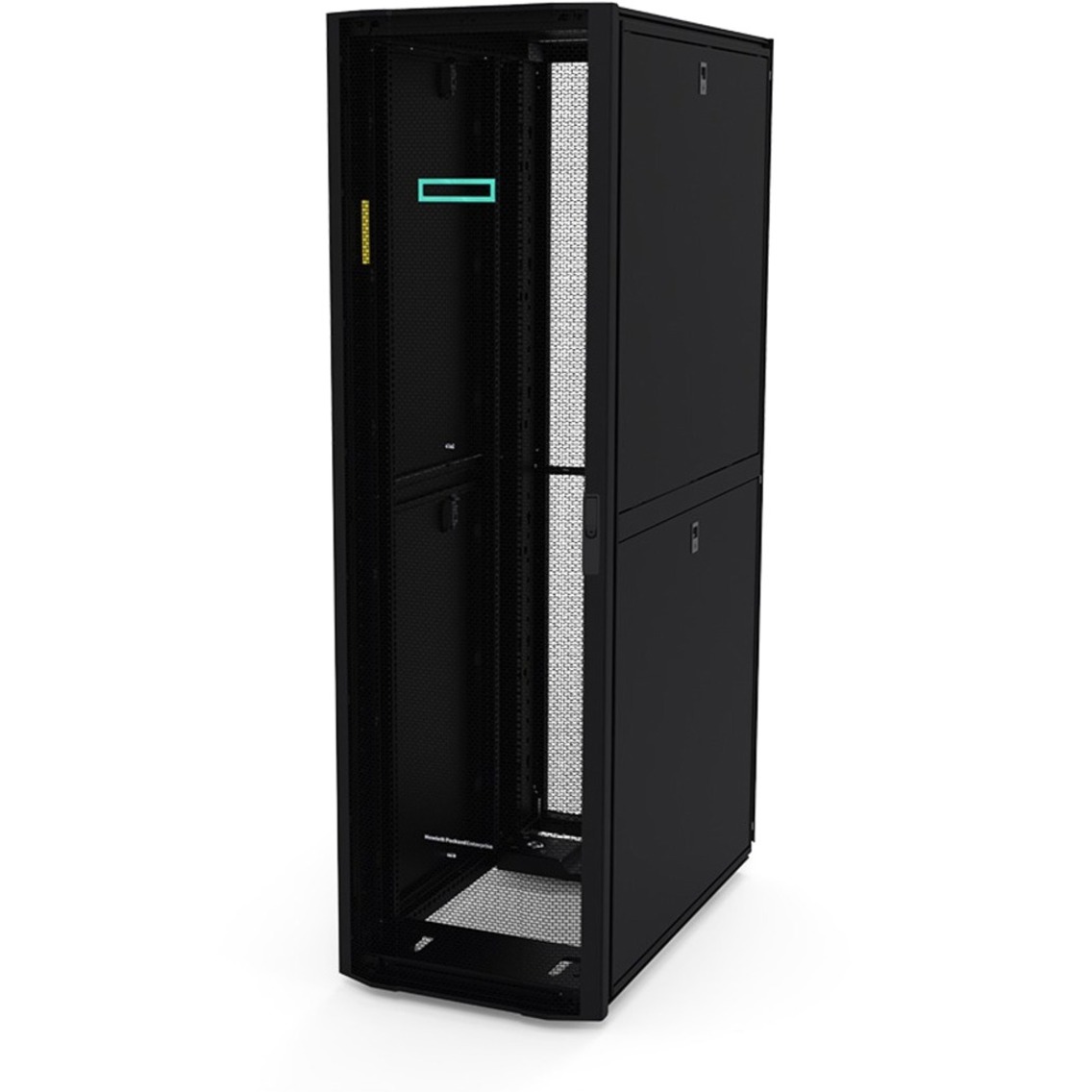 HPE 42U 800mmx1200mm G2 Kitted Advanced Pallet Rack with Side Panels and Baying - For Server, KVM Switch - 42U Rack Height - Floor Standing - Black - 2500 lb Dynamic/Rolling Weight Capacity - 3000 lb Static/Stationary Weight Capacity - 10 Year Warranty