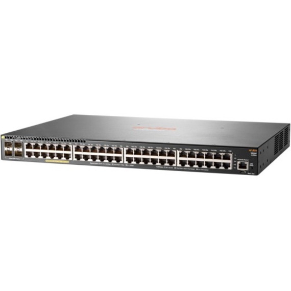 HPE Aruba 2930F 48G PoE+ 4SFP+ Switch - 48 Ports - Manageable - 3 Layer Supported - Modular - Twisted Pair, Optical Fiber - 1U - Rack-mountable, Desktop