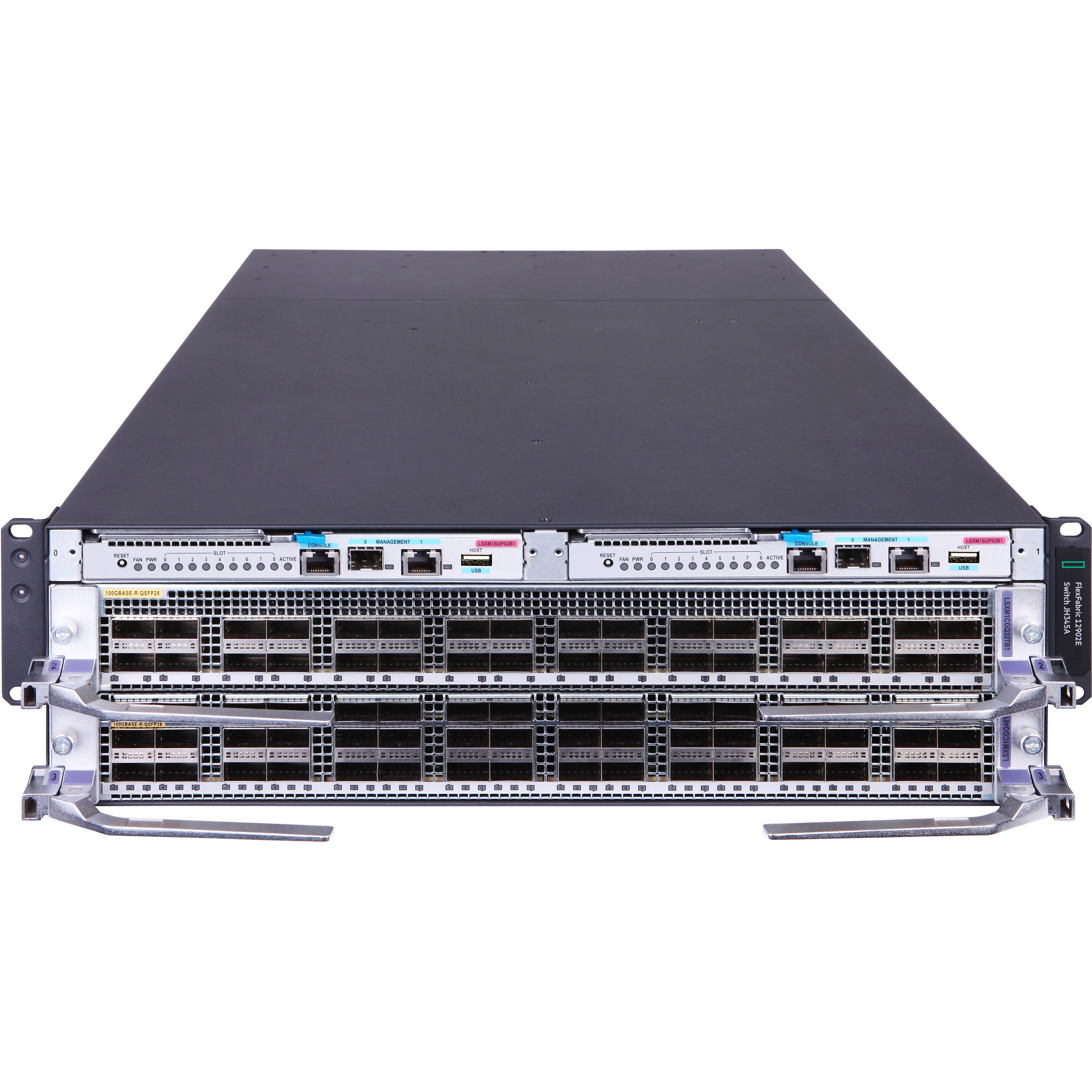 HPE FlexFabric 12902E Switch Chassis - Manageable - Gigabit Ethernet - 100GBase-X - 2 Layer Supported - Modular - 3U - Rack-m