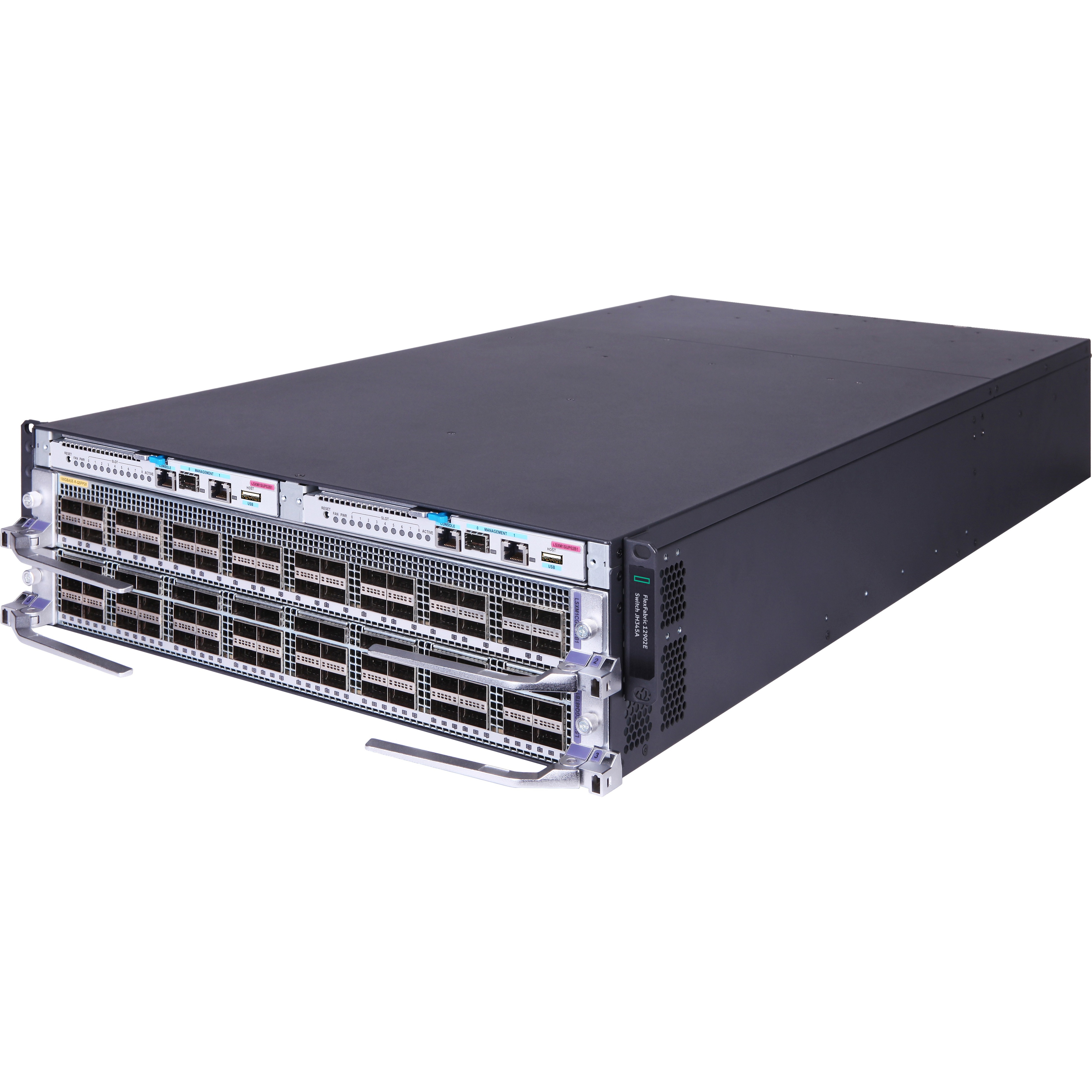 HPE FlexFabric 12902E Switch Chassis - Manageable - Gigabit Ethernet - 100GBase-X - 2 Layer Supported - Modular - 3U - Rack-mountable
