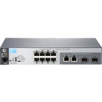 HPE 2530-8G Ethernet Switch - 8 Ports - Manageable - Gigabit Ethernet - 10/100/1000Base-T - Refurbished - 2 Layer Supported -