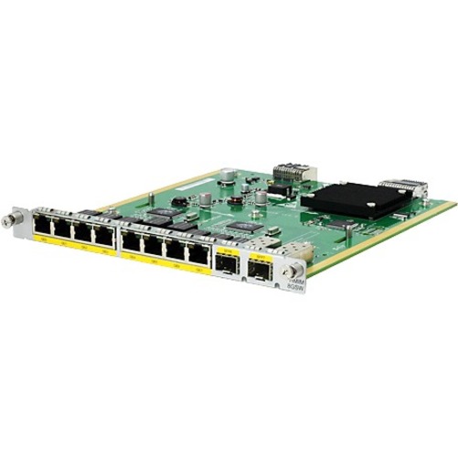 HPE MSR 8-Port 10/100/1000BASE-T / 2-port 1000BASE-X (Combo) Switch HMIM Module - For Switching Fabric, Optical Network, Data