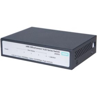 HPE OfficeConnect 1420 5G Switch - 5 Ports - Gigabit Ethernet - 10/100/1000Base-TX - Refurbished - 2 Layer Supported - Twiste