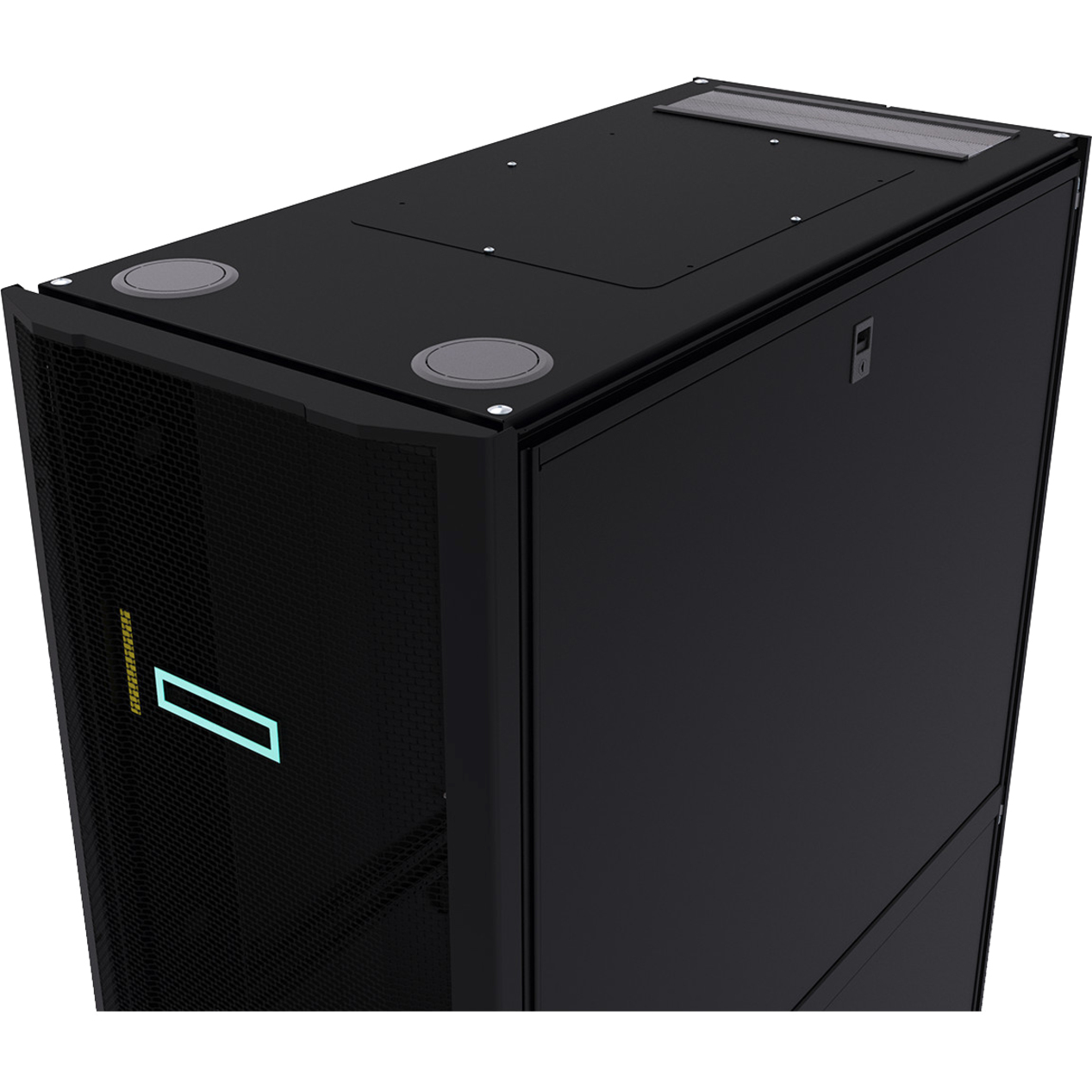 HPE 22U 600mmx1075mm G2 Kitted Advanced Shock Rack with Side Panels and Baying - For KVM Switch, Power Module - 22U Rack Heig