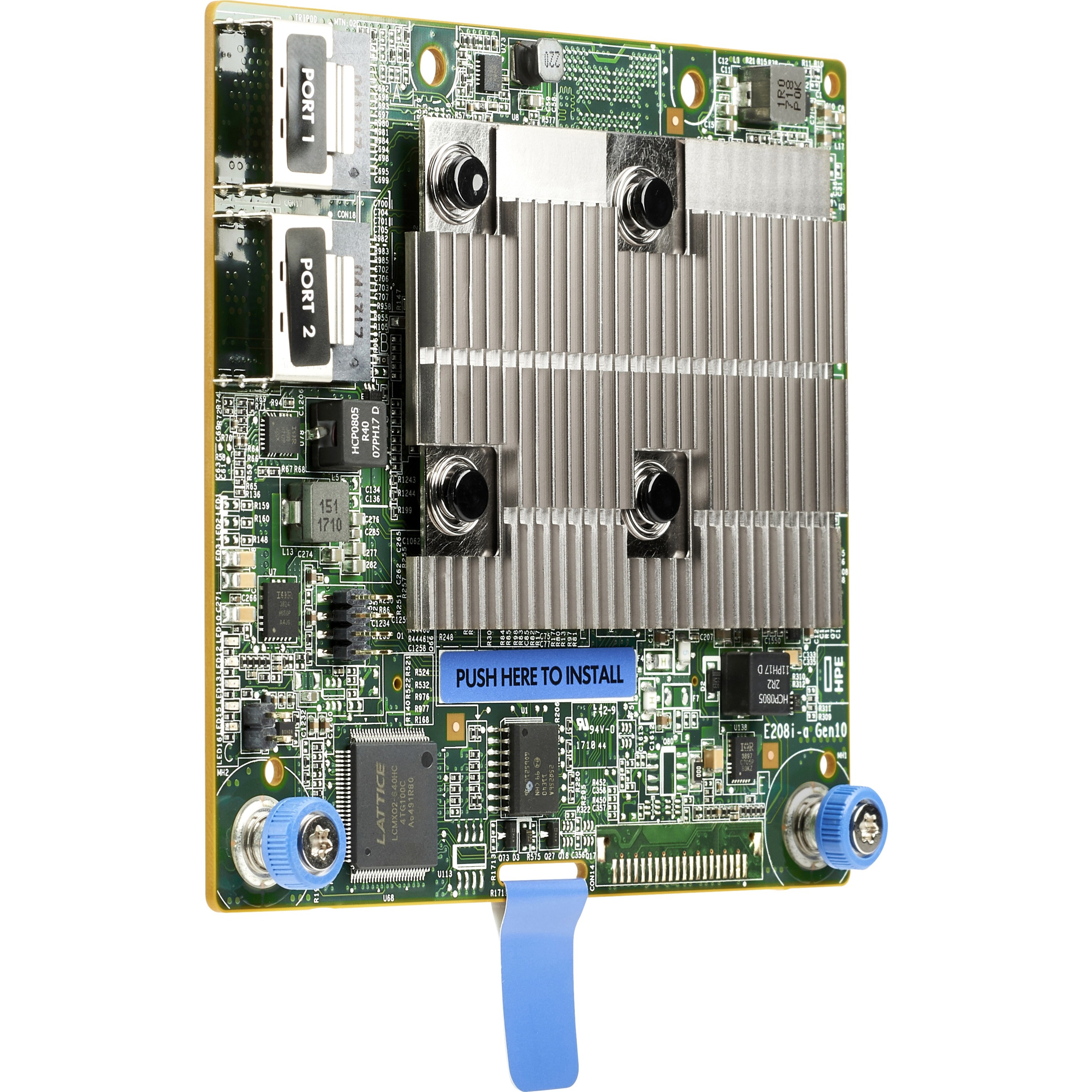 HPE Smart Array E208i-a SR Gen10 Controller - 12Gb/s SAS, Serial ATA/600 - PCI Express 3.0 x8 - Plug-in Module - RAID Supported - 0, 1, 5, 10 RAID Level - 2 x4 Mini-SAS ports - 8 Total SAS Port(s) - 8 SAS Port(s) Internal - Linux, PC - 0 Byte