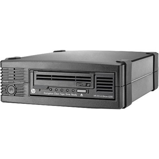 HPE StoreEver LTO-6 Ultrium 6250 External Tape Drive - LTO-6 - Refurbished - 2.50 TB (Native)/6.25 TB (Compressed) - 6Gb/s SA