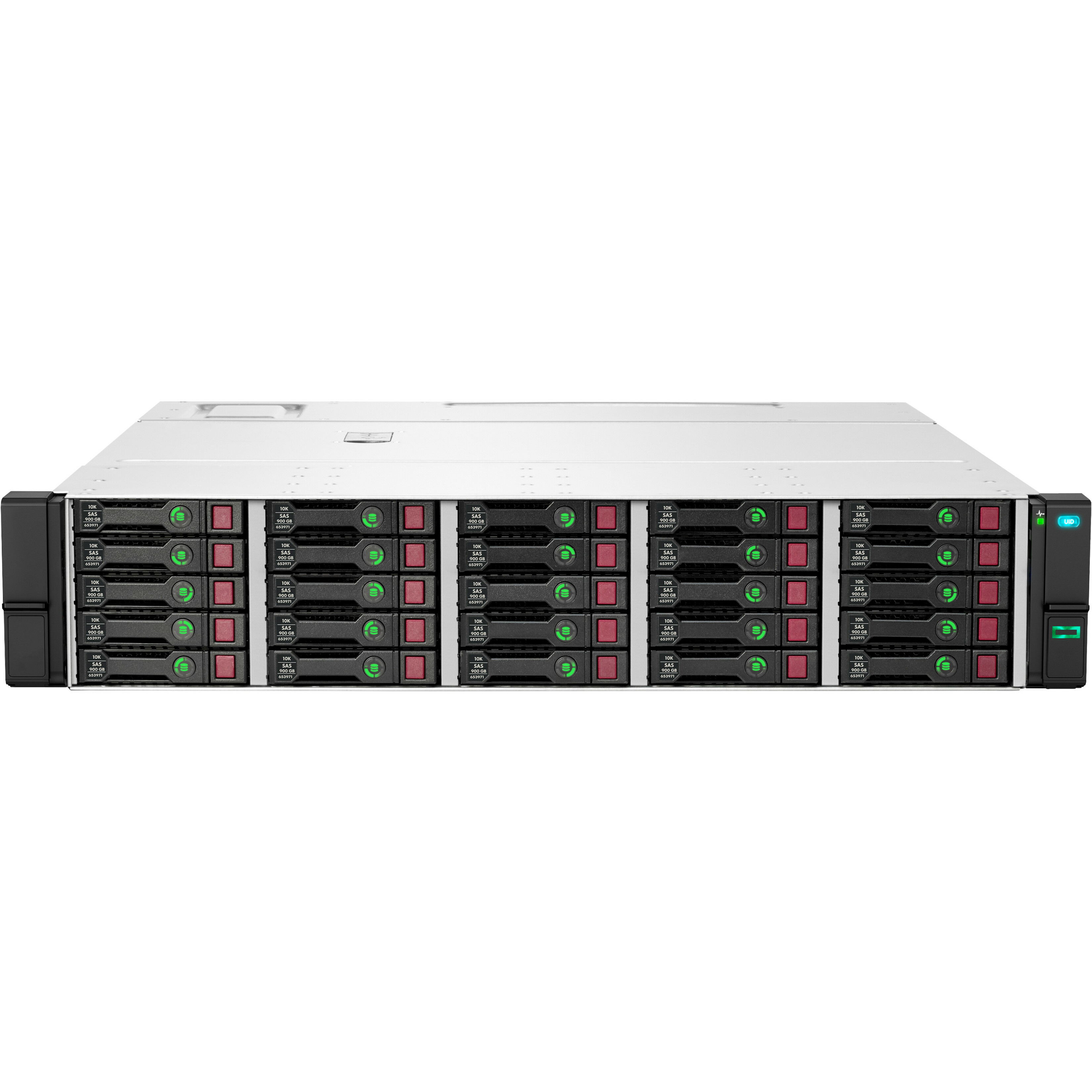 HPE D3710 Drive Enclosure - 12Gb/s SAS Host Interface - 2U Rack-mountable - 25 x HDD Supported - 25 x Total Bay - 25 x 2.5" B