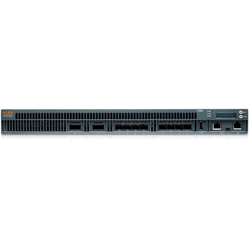 HPE 7280 Wireless LAN Controller - TAA Compliant - Wall Mountable, Rack-mountable - front view